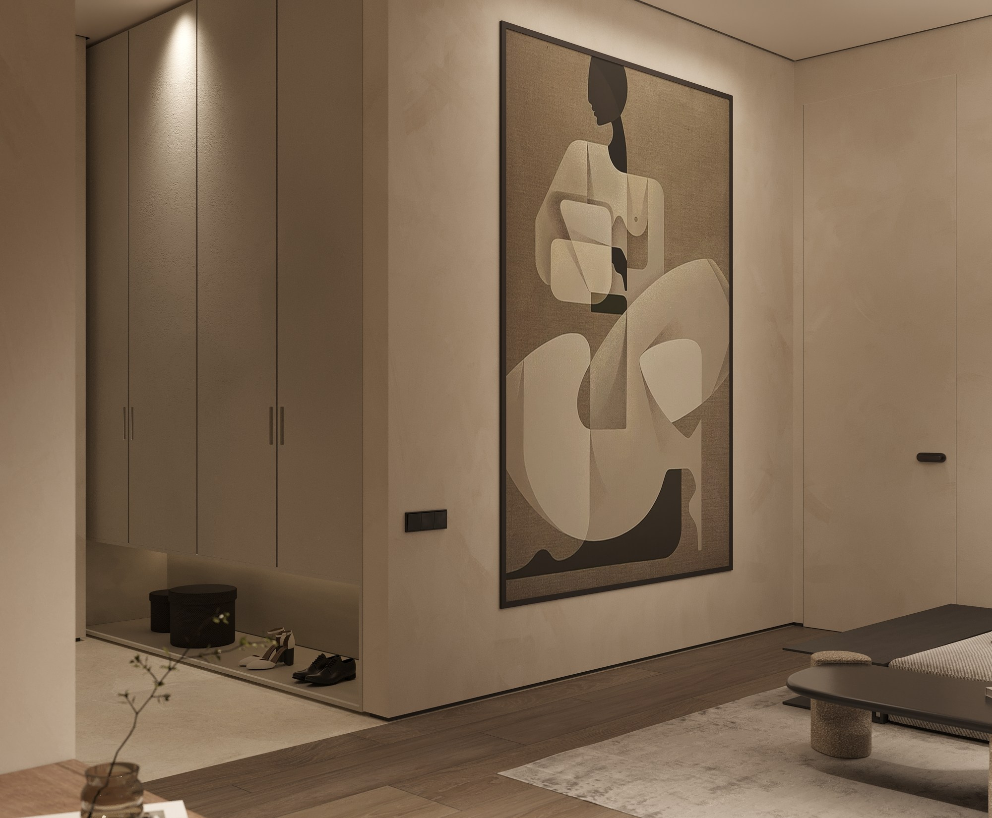 Patriarch Ponds Apartment. Алла Нечаева|Интерьерная визуализация