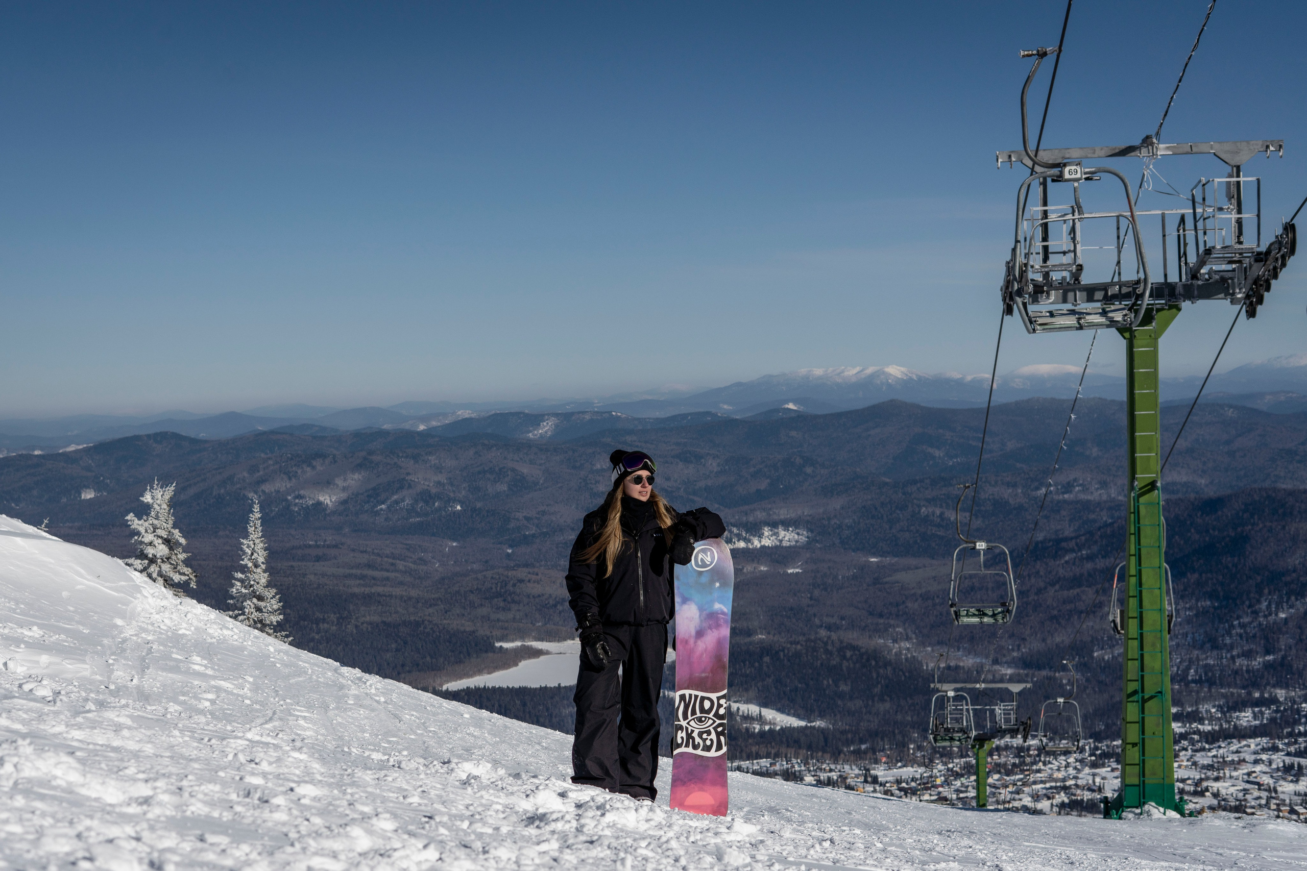 Фотосессия на вершине. Анастасия Паршукова — фотограф Шерегеш Новосибирск