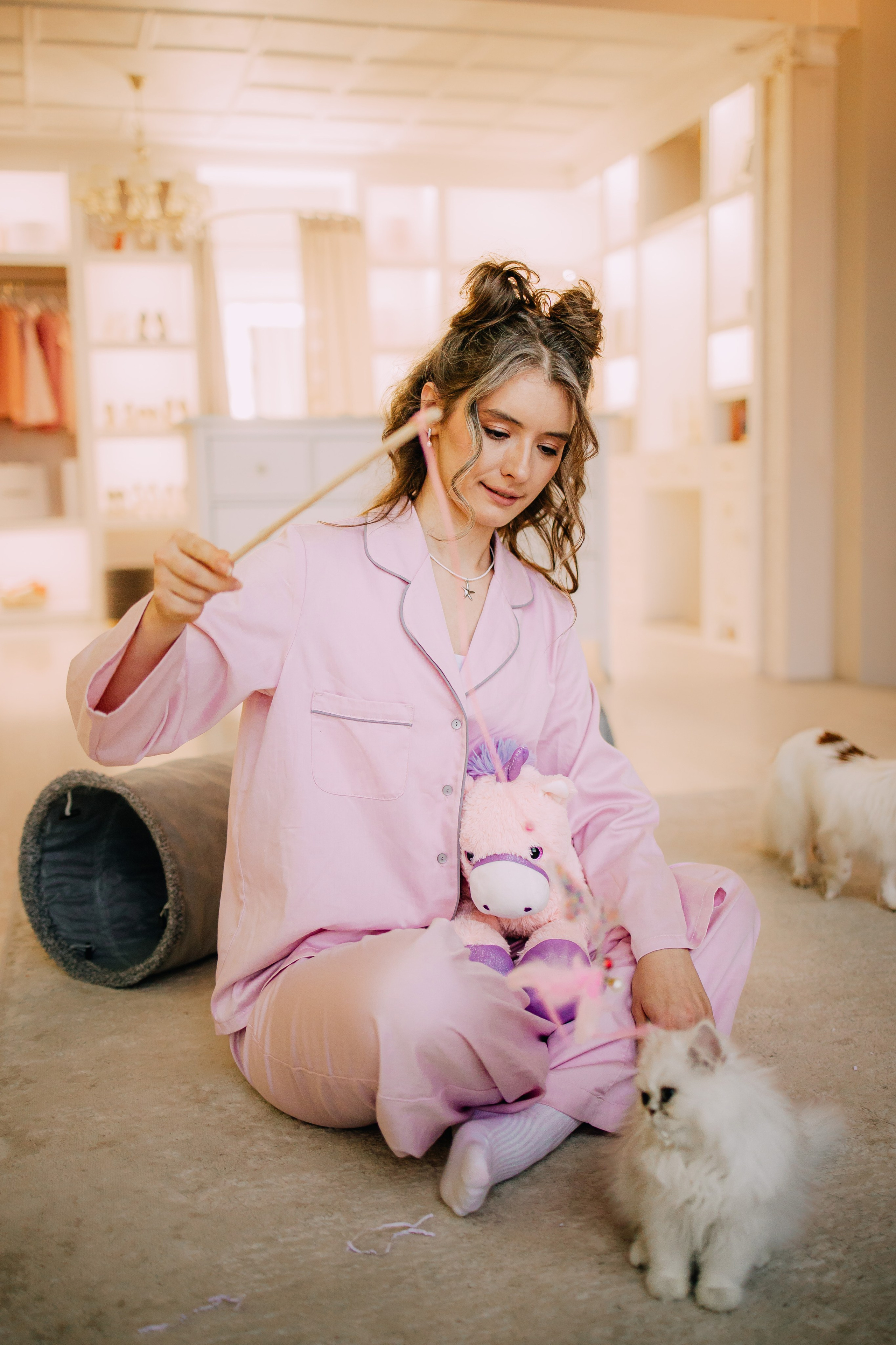 Султан, Мэй Мэй и Шанталь и их семья