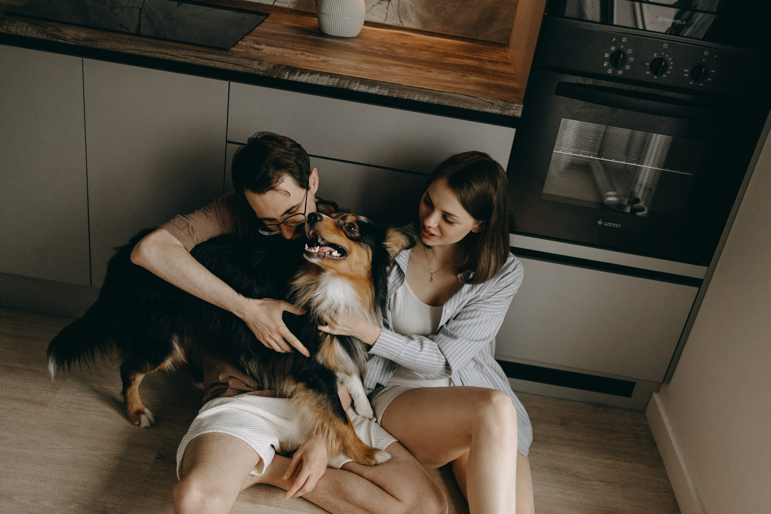 Настя, Никита и их Гром и Мяу. Фотограф — Анималист | Санкт-Петербург