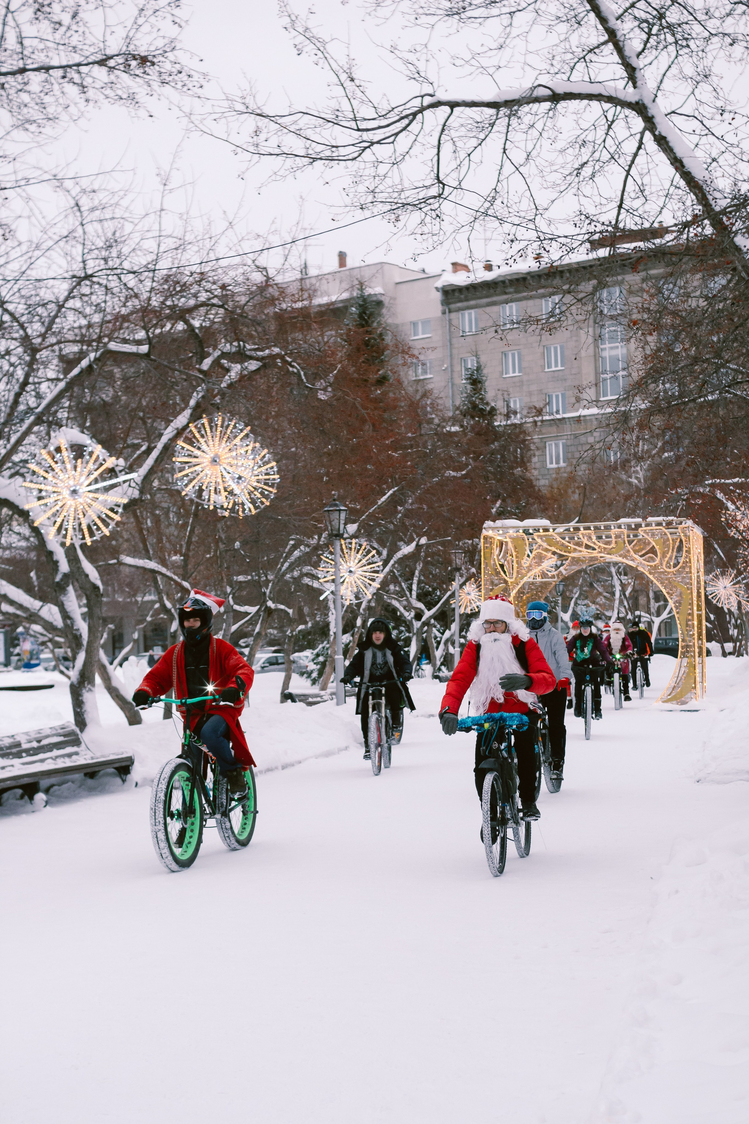 Зимний велозаезд «Привет, велосипед!». Фотограф в Новосибирске Екатерина Васильева