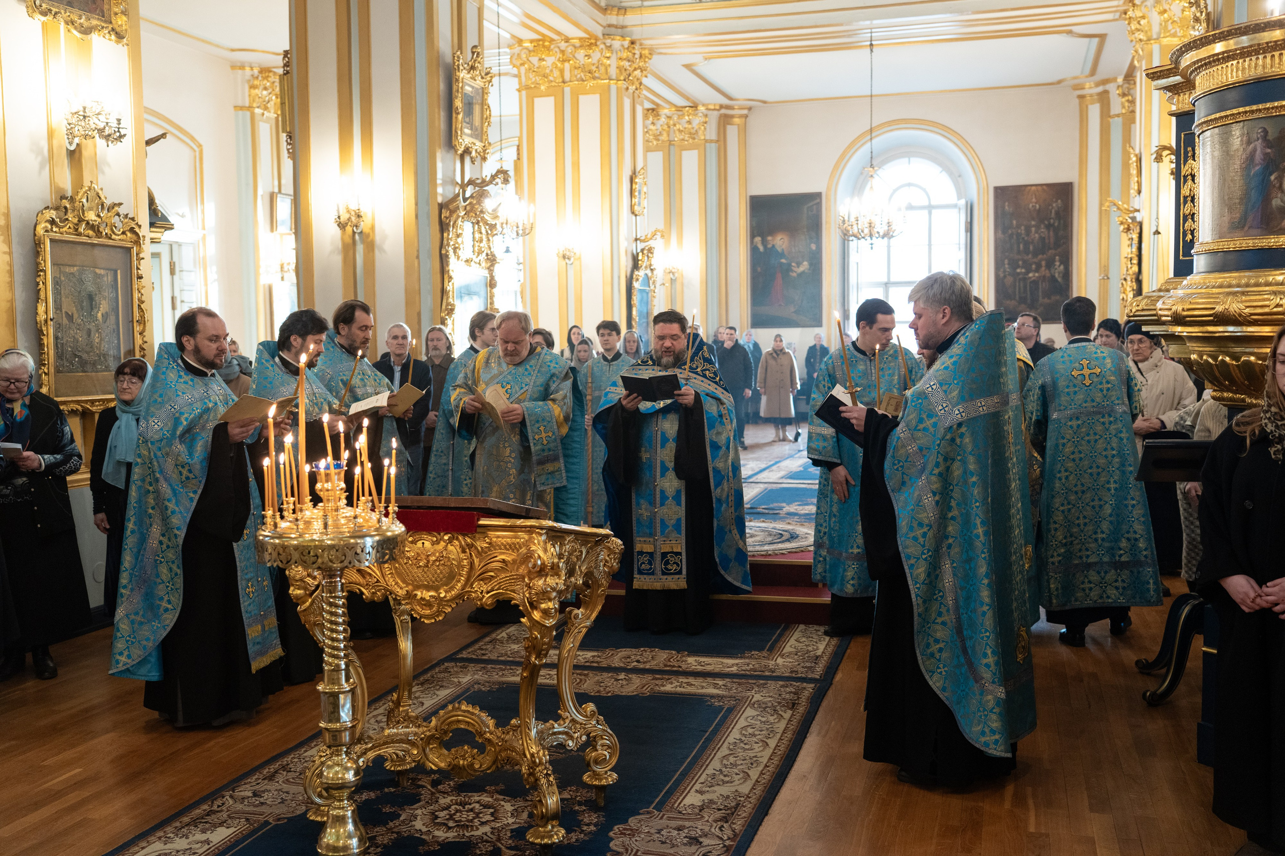 Утреня с акафистом Пресвятой Богородице. НИКОЛО-БОГОЯВЛЕНСКИЙ МОРСКОЙ СОБОР
