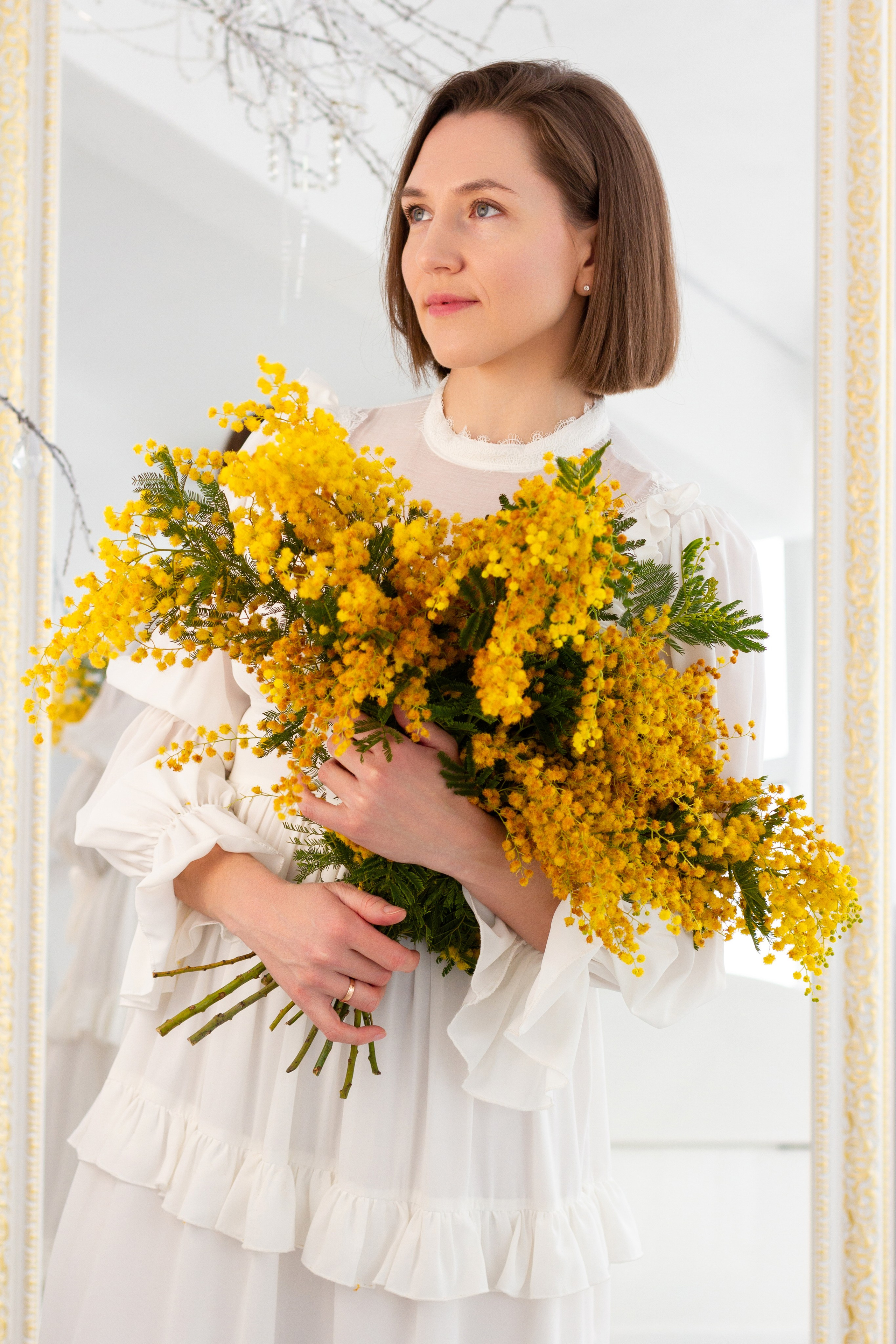 Фотодень с мимозой. Портретный и семейный фотограф в Санкт-Петербурге Ульяна Жукова