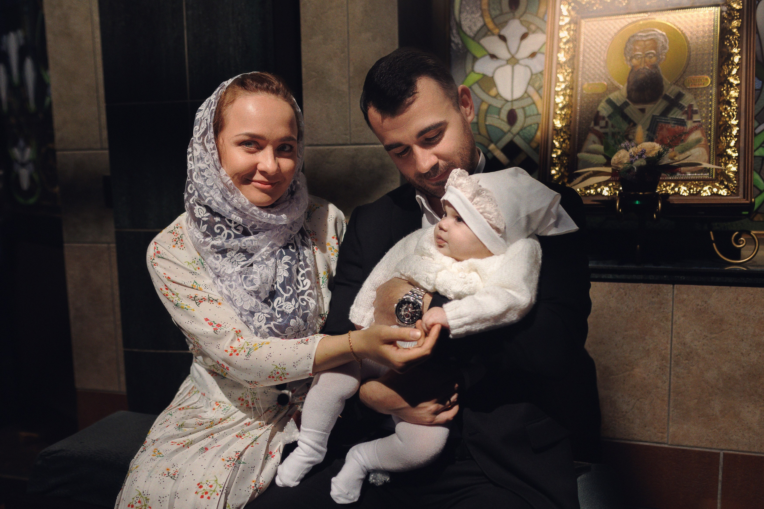 Фотосессия таинства крещения в Минске