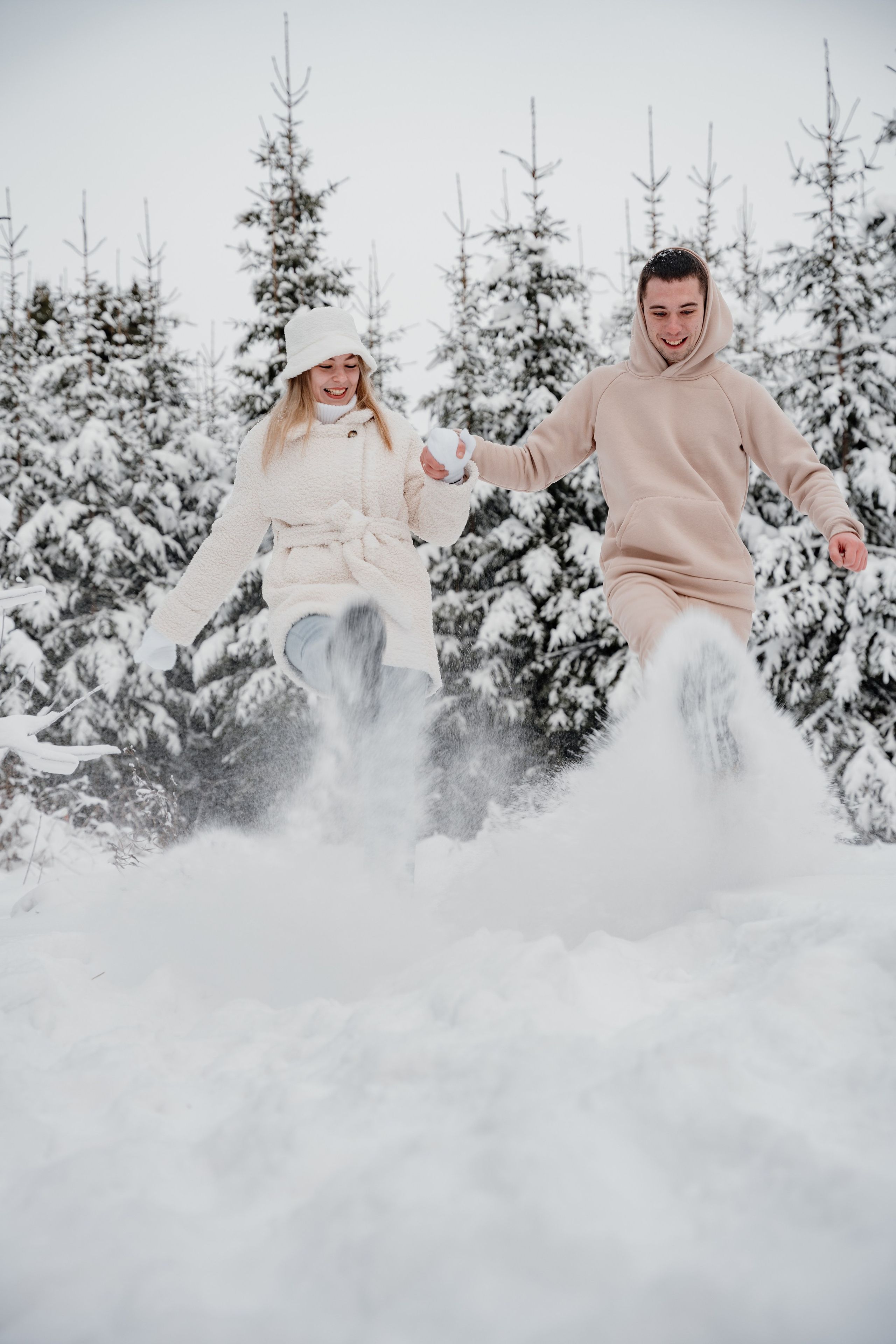 Лесная зимняя любовь