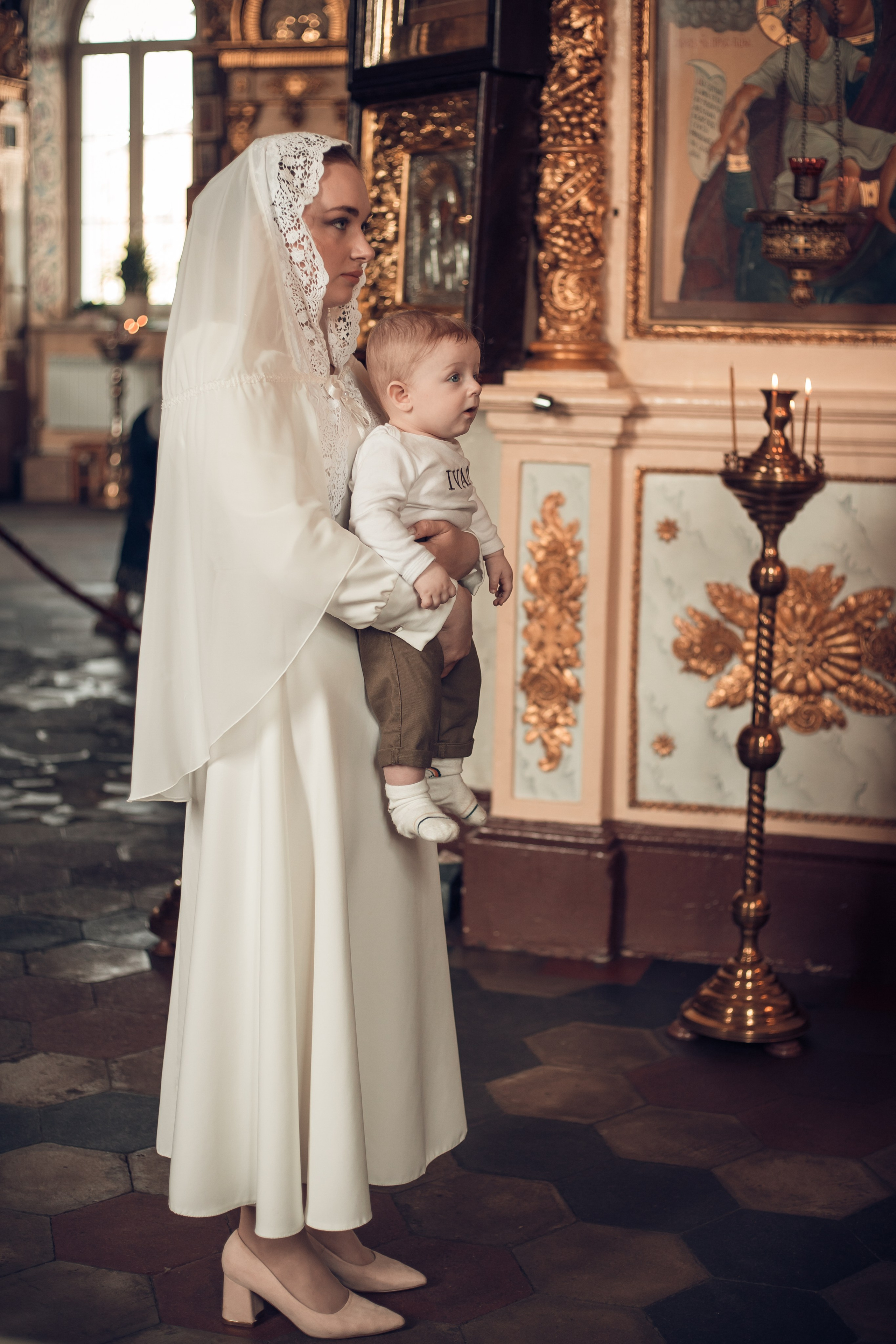 Таинство Крещения Ивана. Борисо-Глебский кафедральный собор. Семейный фотограф в Рязани и Рязанской области