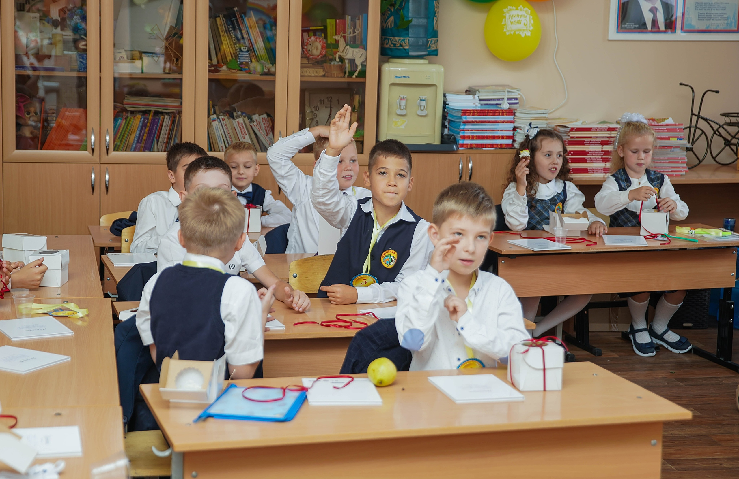 Праздник в классе. Семейный и детский фотограф в Нижнем Новгороде