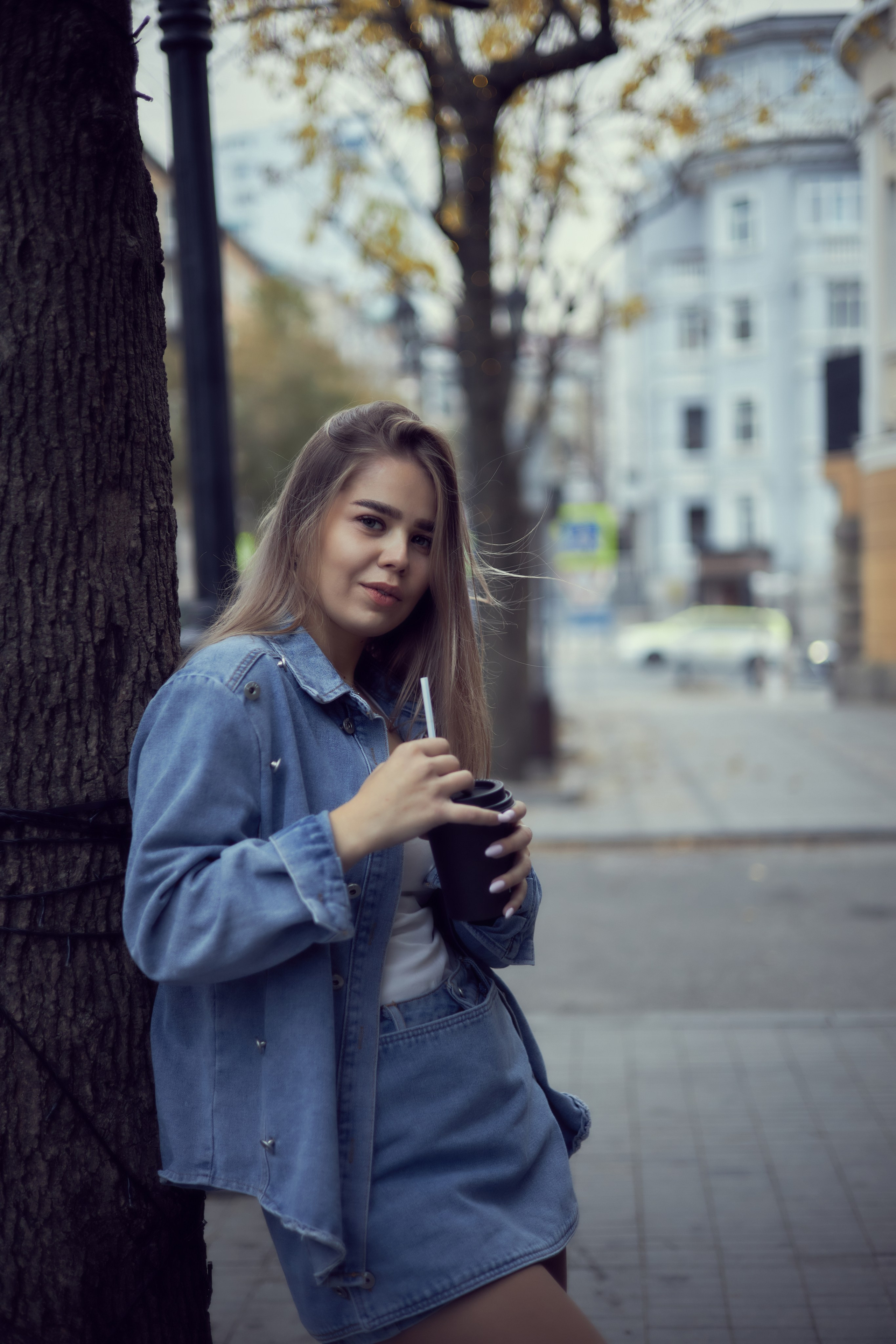 Уличная фотосессия осенью. Фотограф Елена Мосина