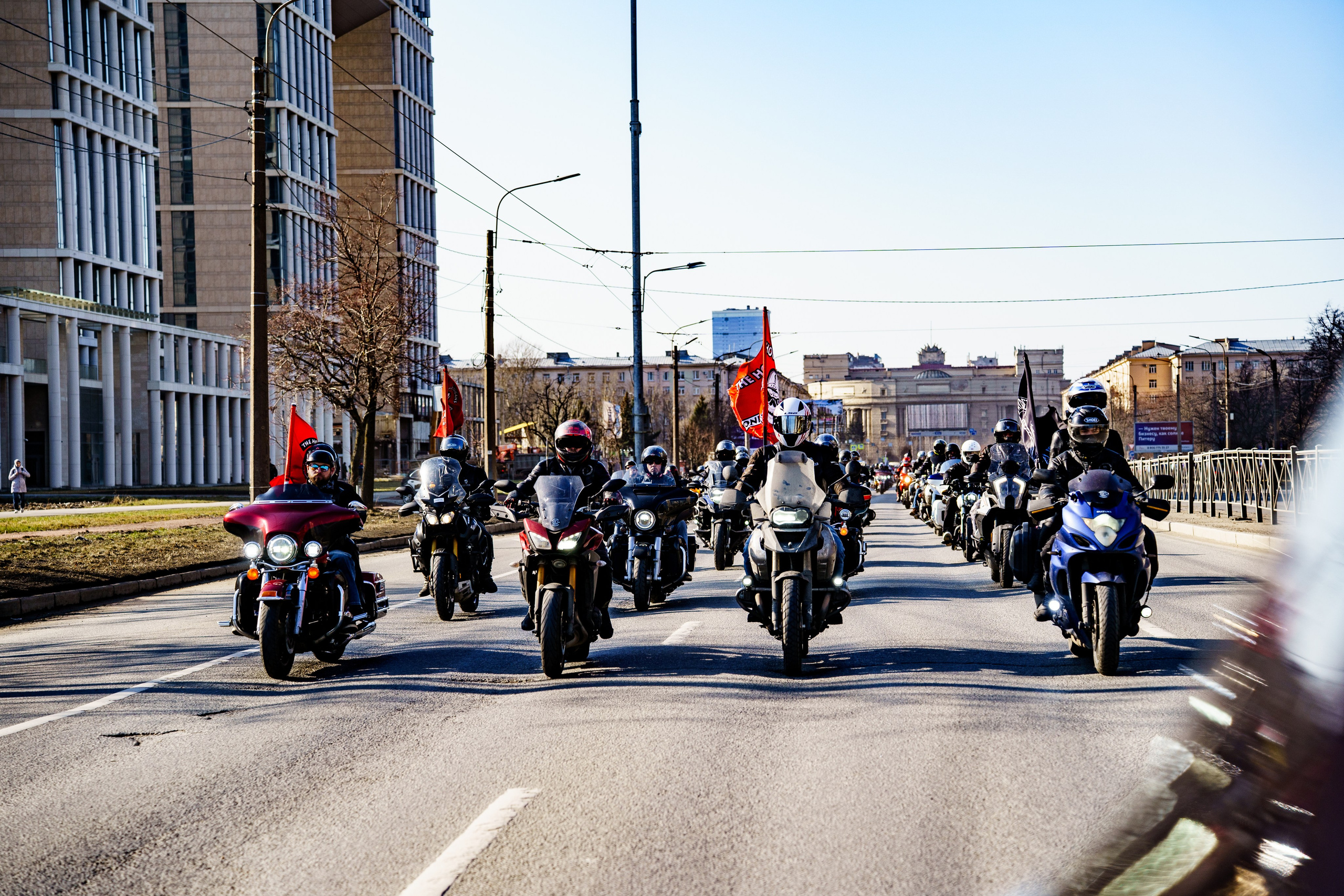 Прохват мотоклуба Norman Riders ч.1. Концертный и репортажный фотограф в Санкт-Петербурге Слава Пахомов