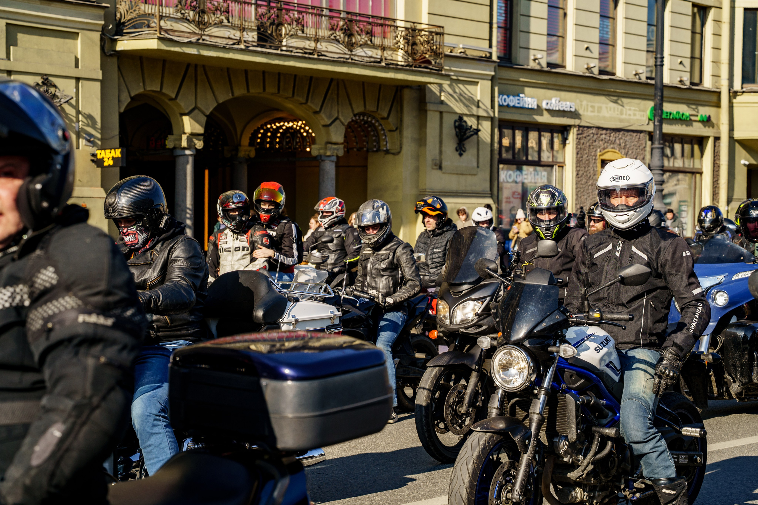 Прохват мотоклуба Norman Riders ч.1. Концертный и репортажный фотограф в Санкт-Петербурге Слава Пахомов