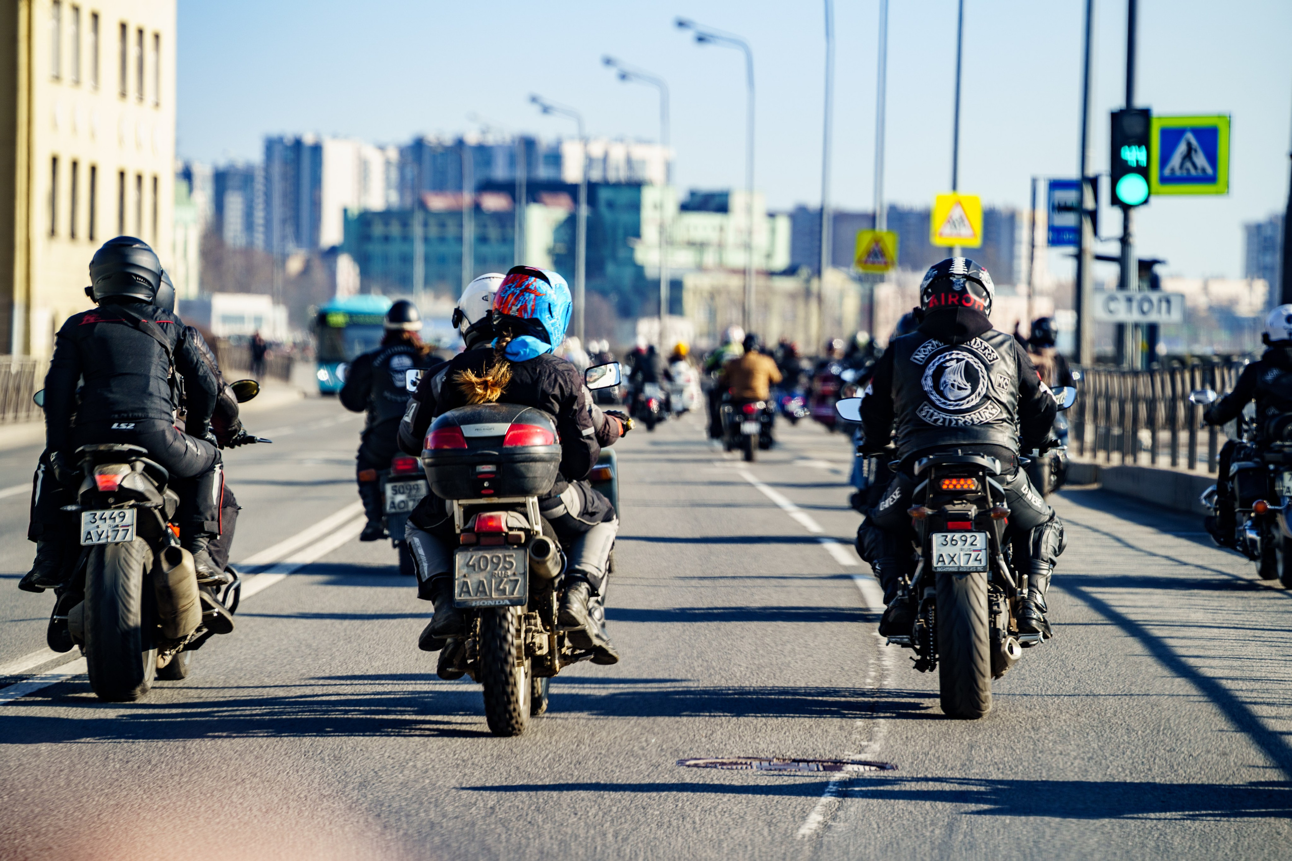 Прохват мотоклуба Norman Riders ч.1. Концертный и репортажный фотограф в Санкт-Петербурге Слава Пахомов