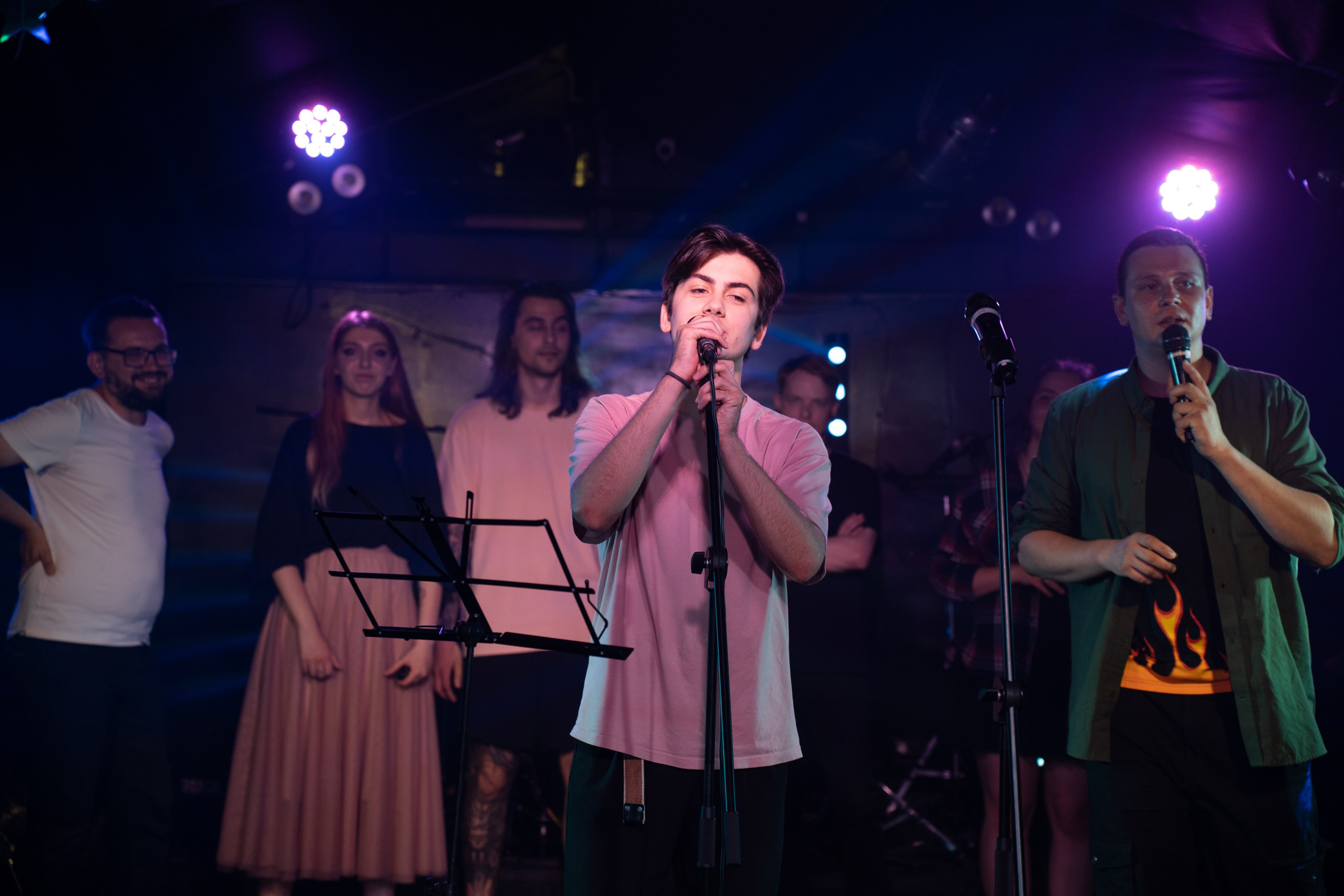 Отчетный концерт НЕшкола гитары|Action club. Концертный и репортажный фотограф в Санкт-Петербурге Слава Пахомов