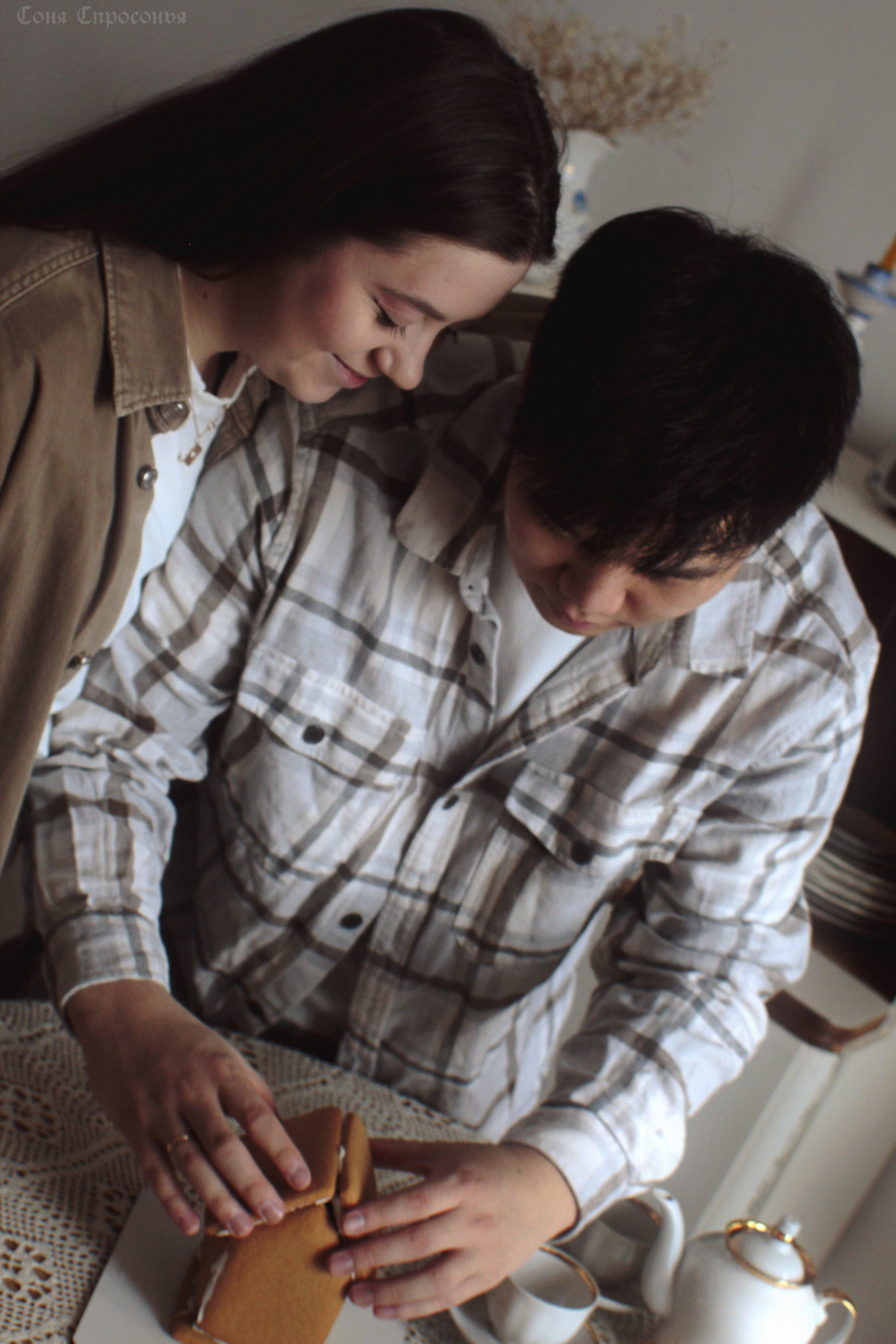 Лавстори Полина и Жора. Концертный и портретный фотограф в Москве Соня Спросонья