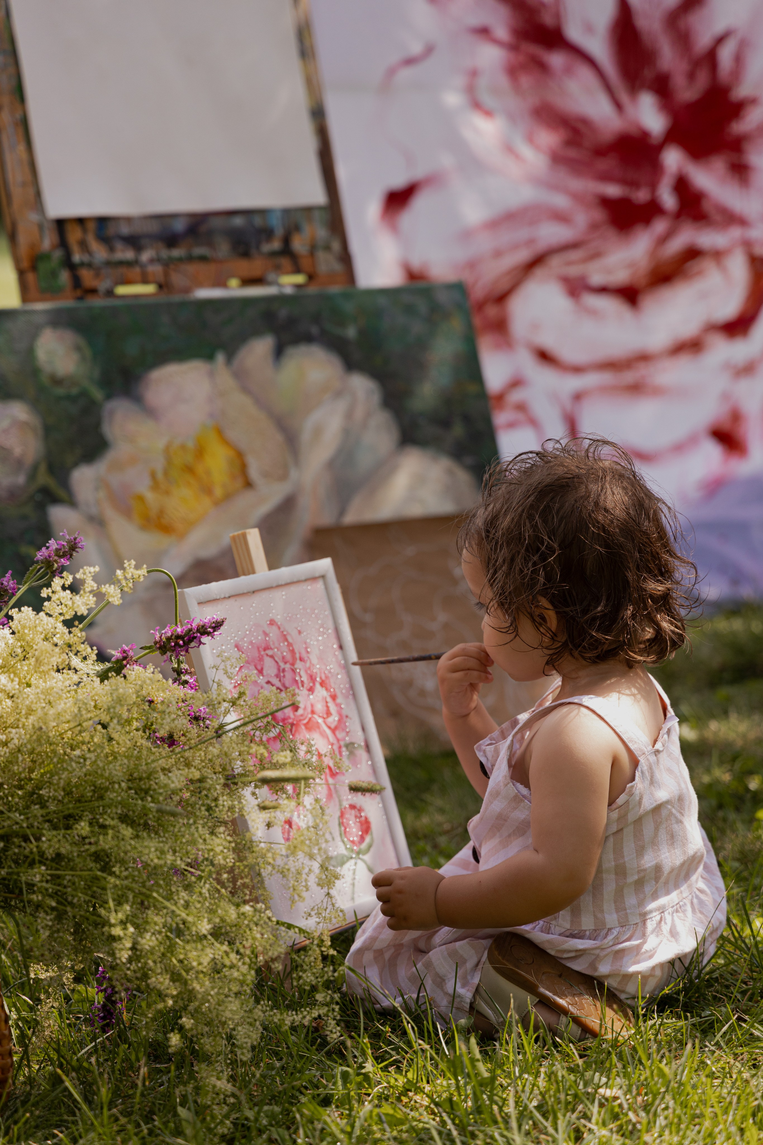 МК Пион (пикник в парке). Анастасия Ракчеева Художник