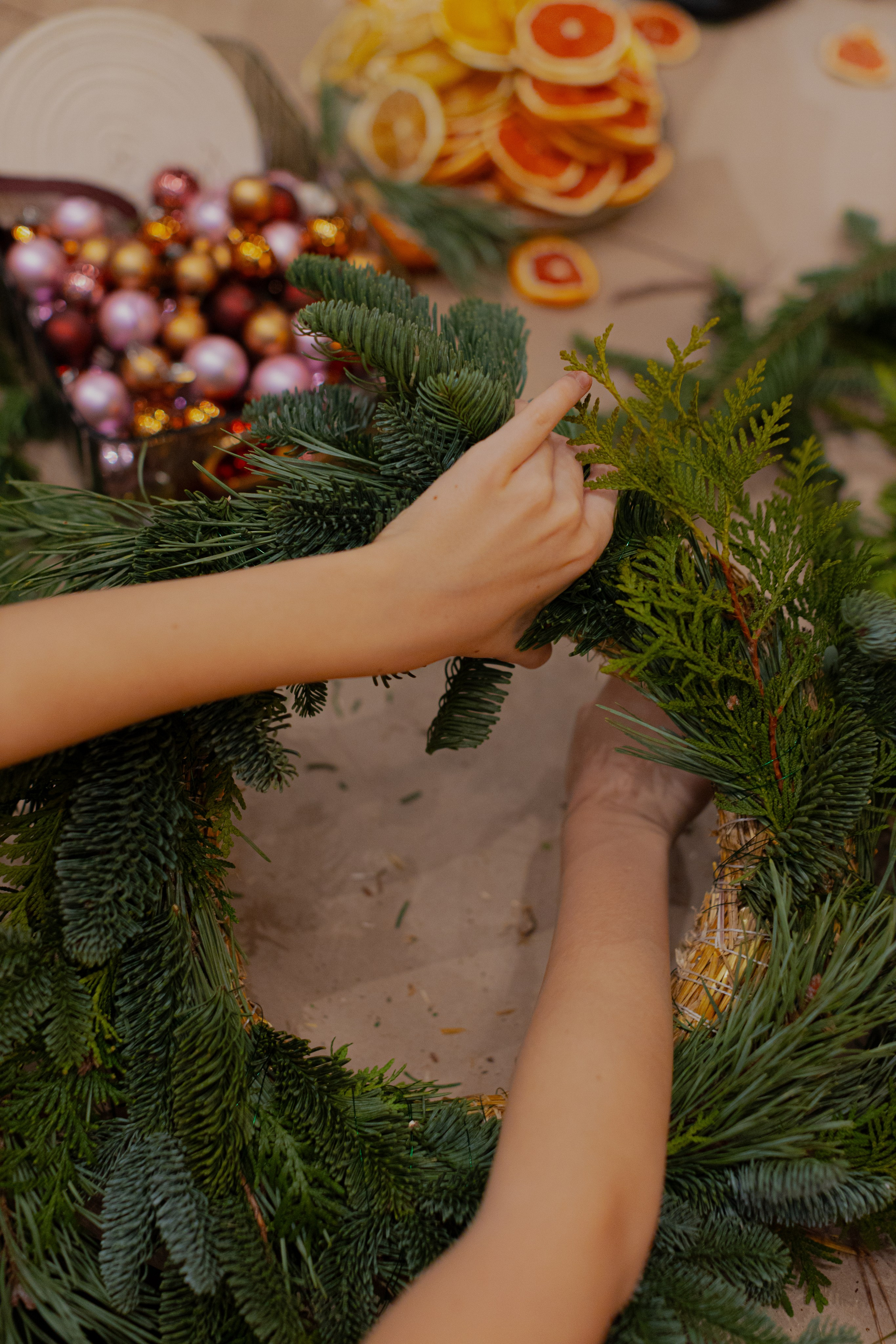 Мк Новогодний Венок. Анастасия Ракчеева Художник