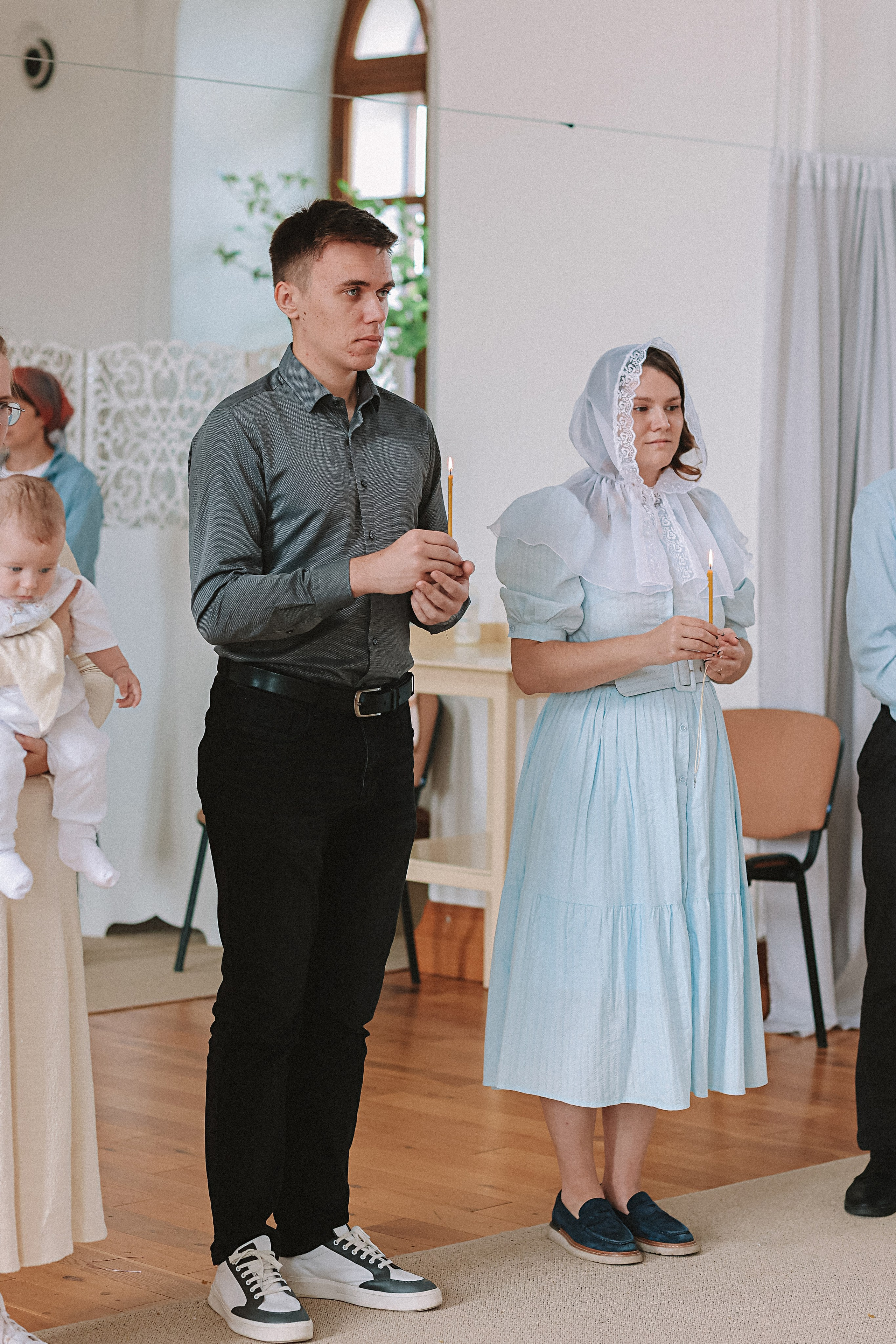 Крещение церковь около моста влюбленных. Семейный фотограф Тюмень, фотограф на роды Салмина Мария