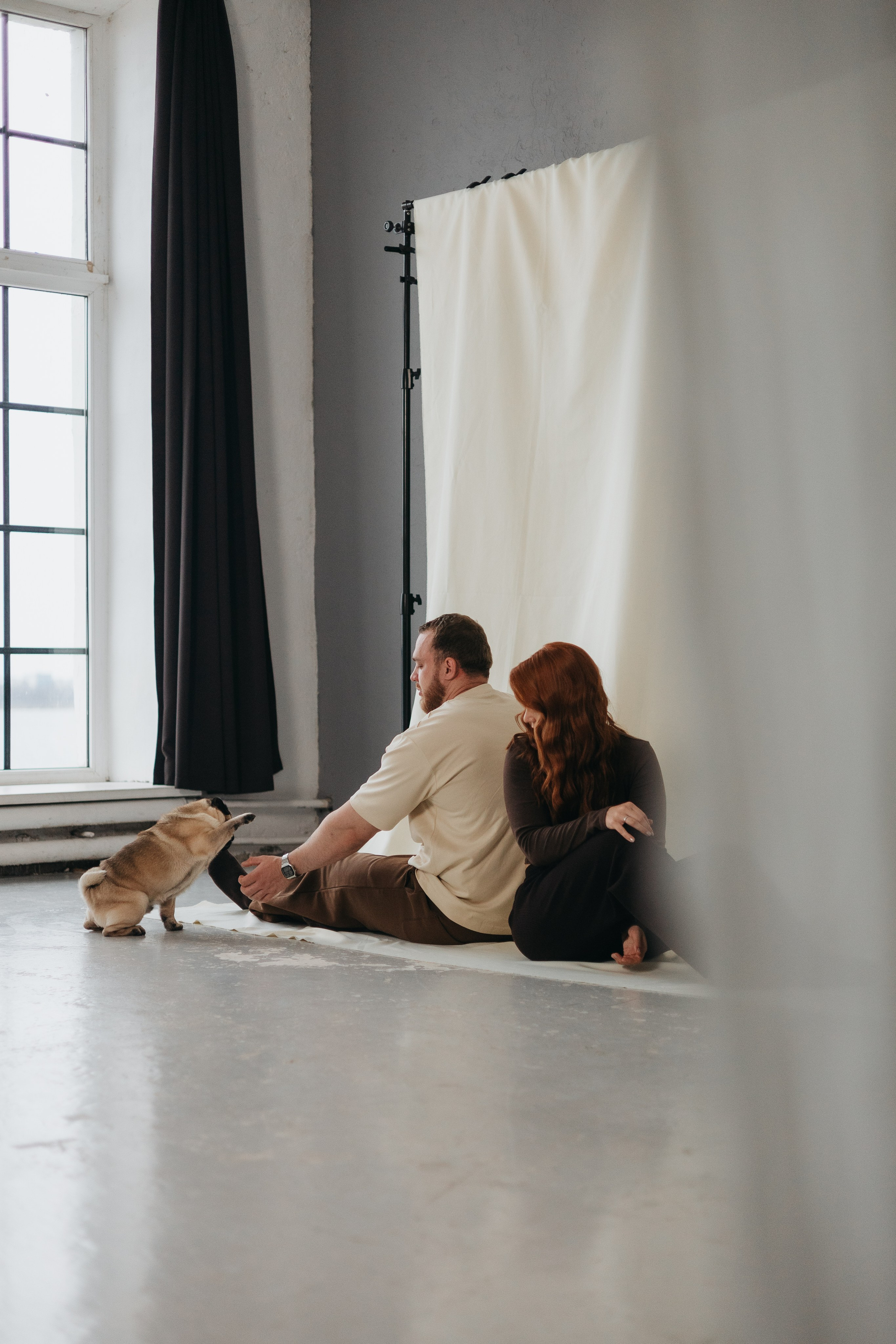 Полина, Артем и Гарри. Фотограф животных Евгения Верцинская