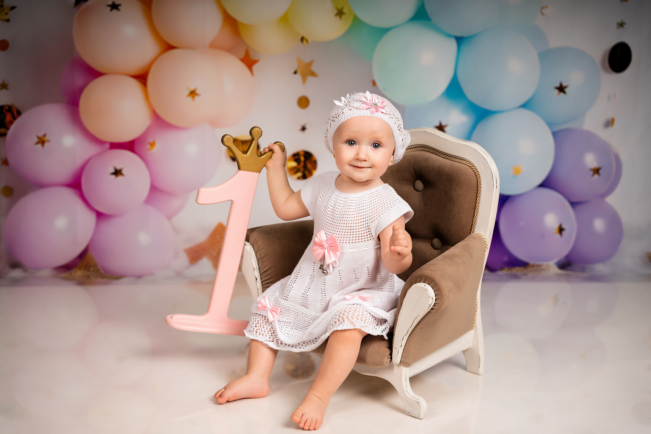 1 годик девочки. Семейная фотостудия Горшковых