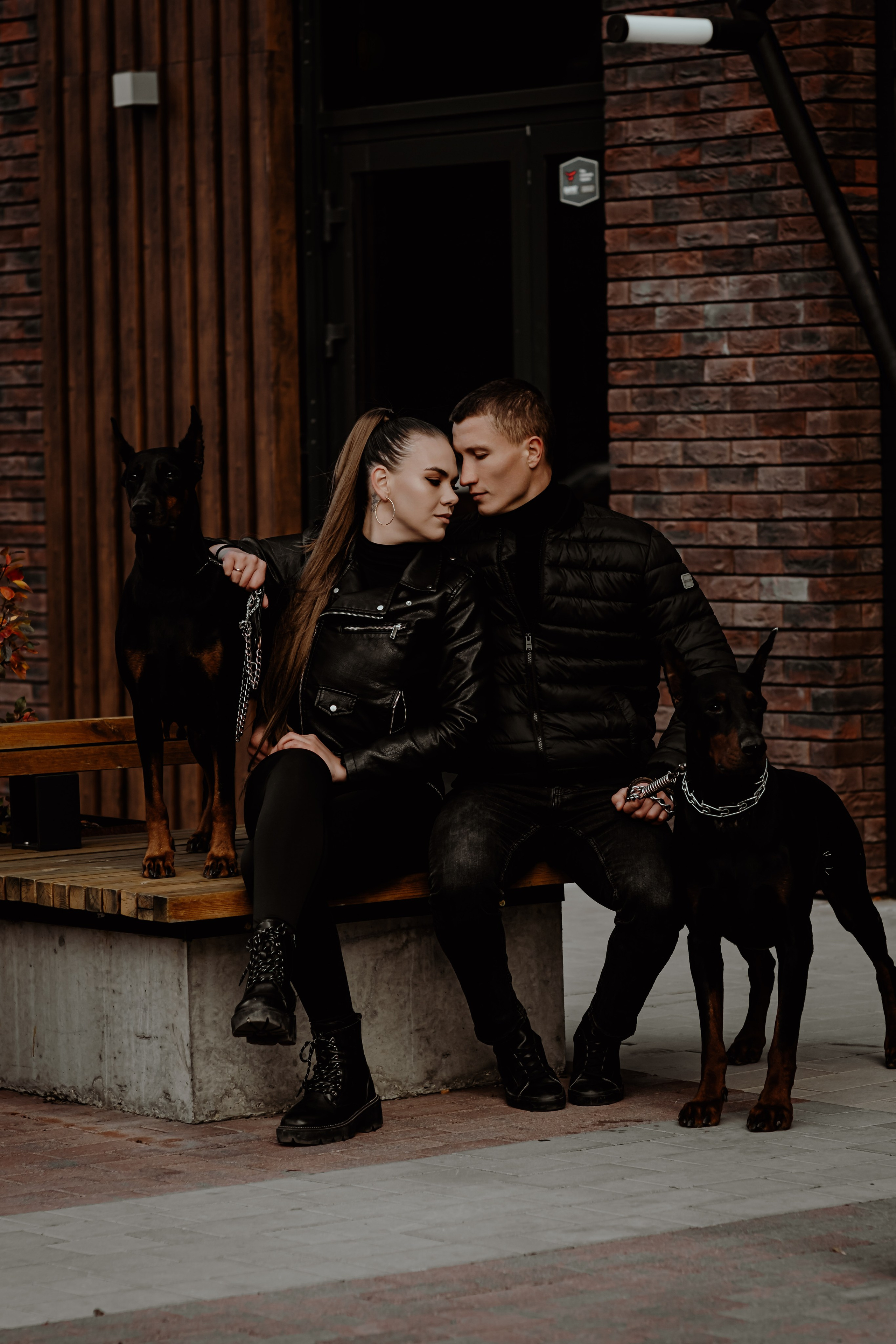 Прогулка с доберманами. Свадебный фотограф Челябинск