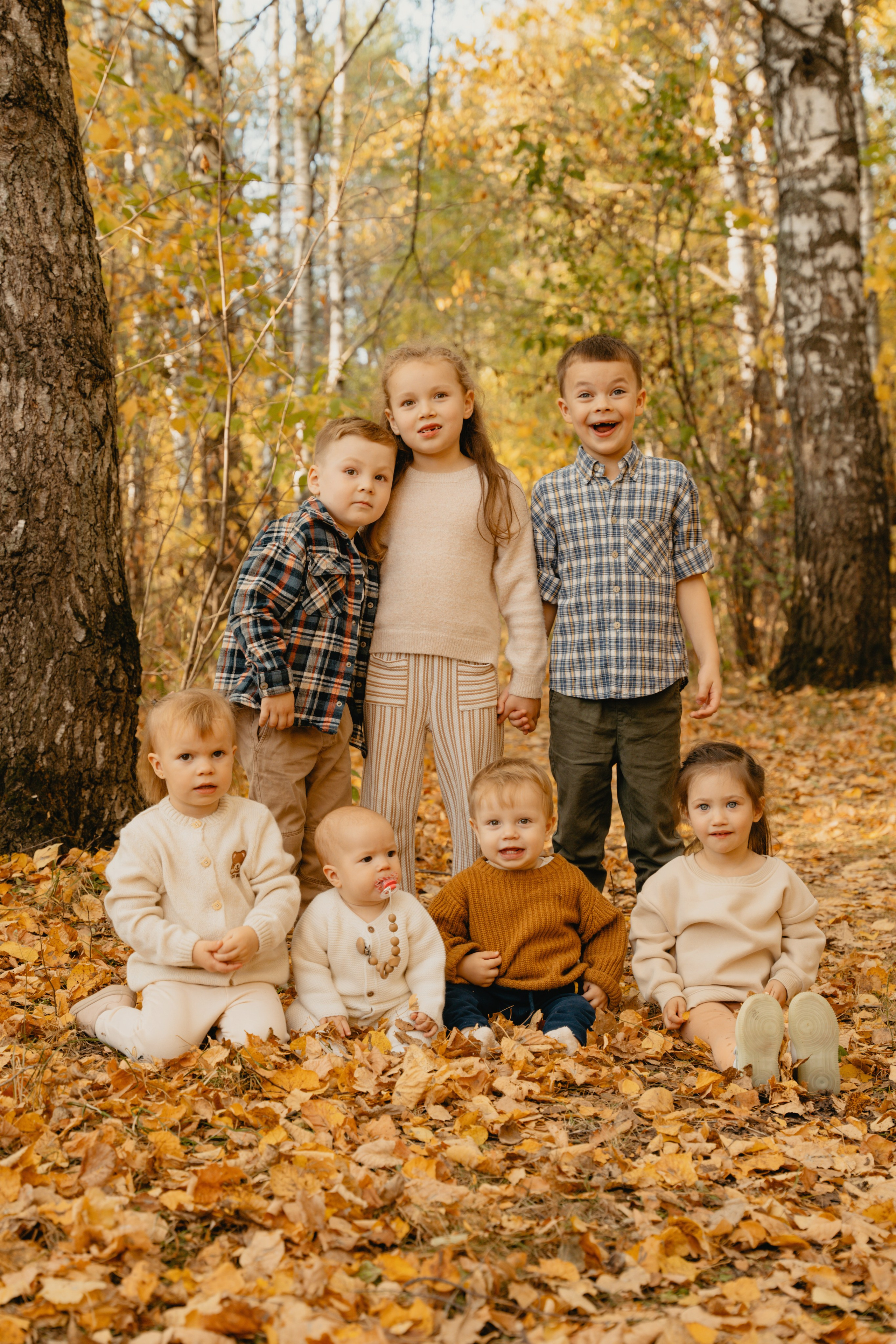 Осенние краски в закате солнца