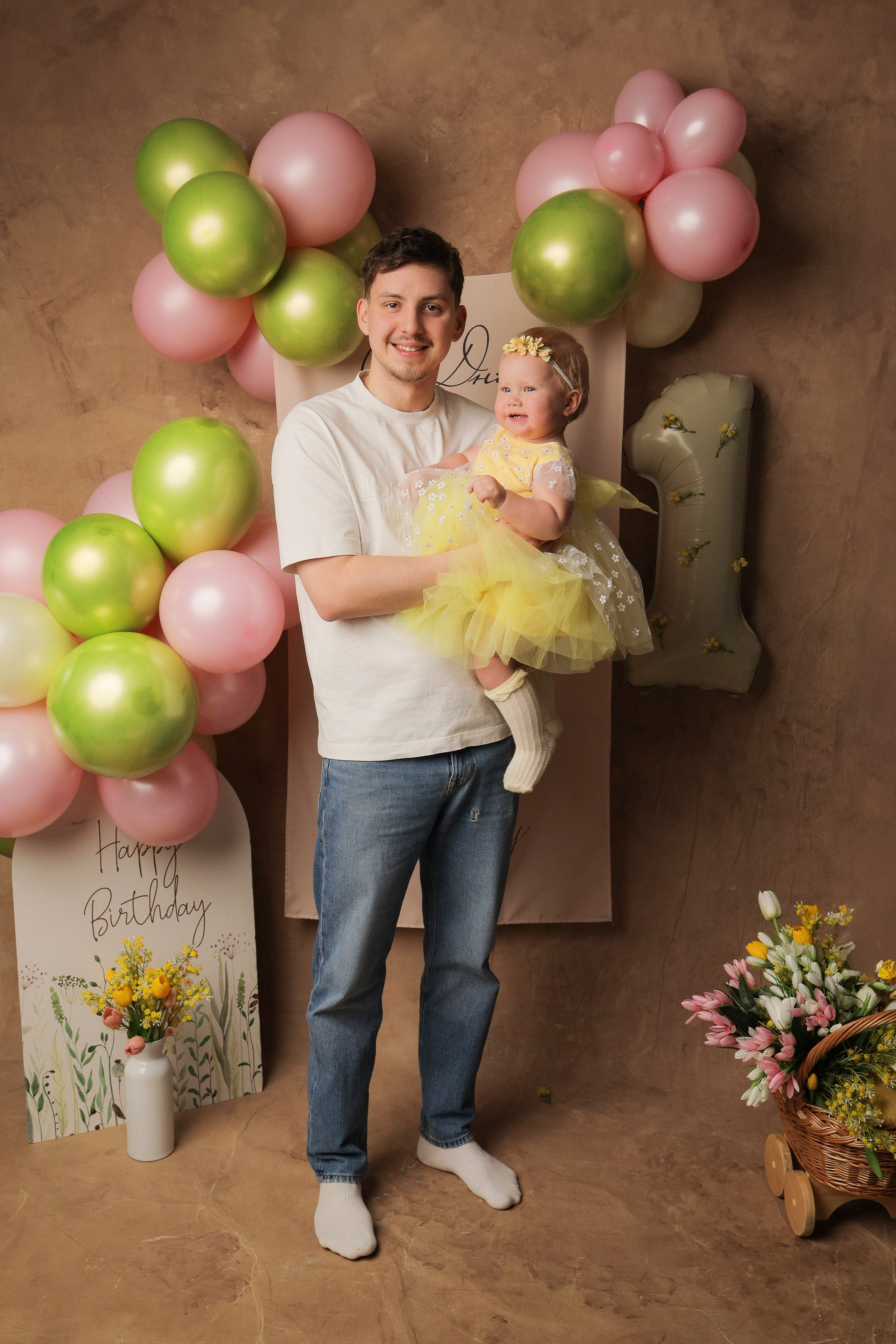 Полина, 1 годик. Фотограф новорожденных в Новокузнецке Анна Горошникова