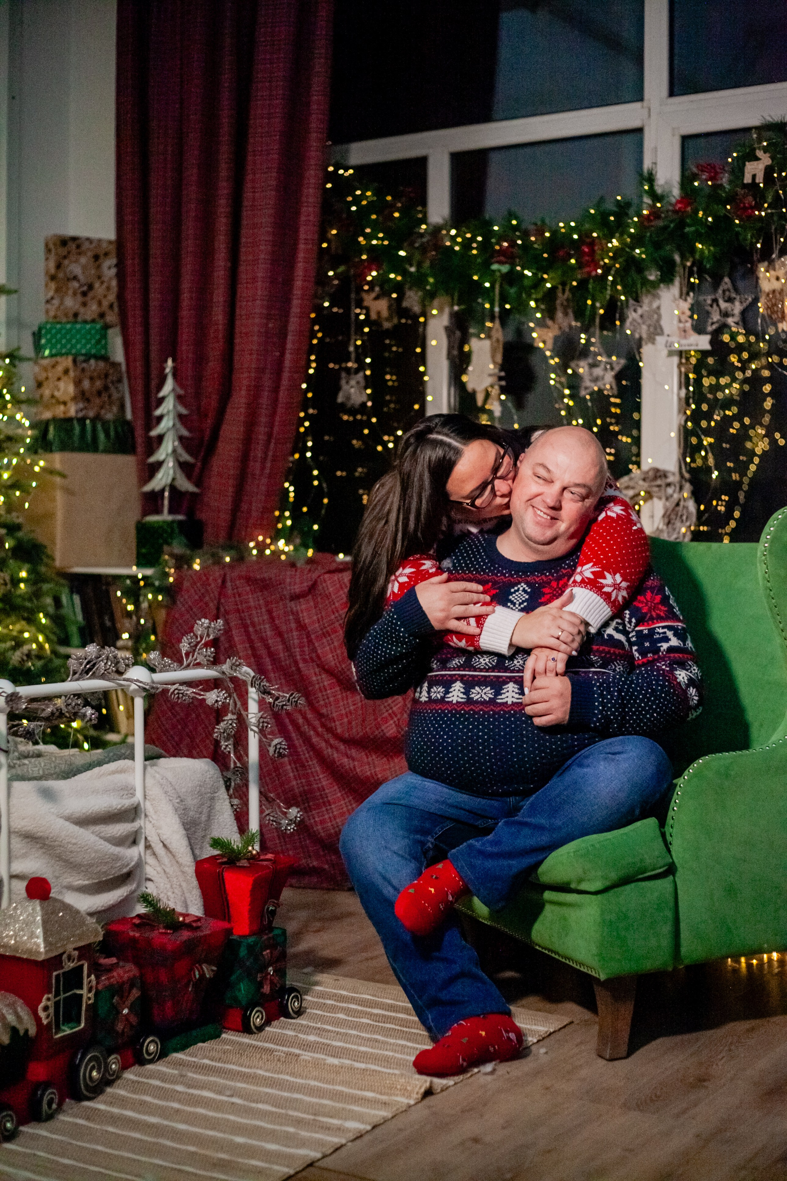 Ульяна и ее семья новый год 2024. Свадебный и семейный фотограф в Армавире