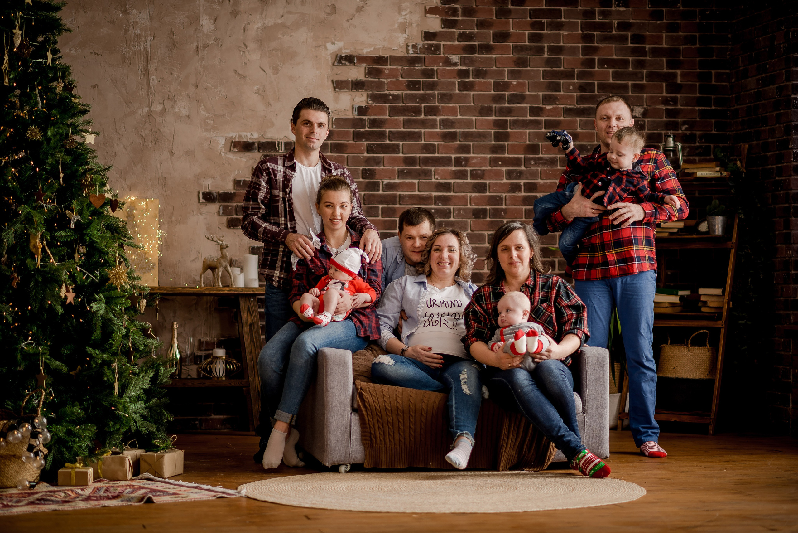 Новый год для большой семьи. Семейный и детский фотограф в г. Артеме и г. Владивостоке Ирина Лазаренко
