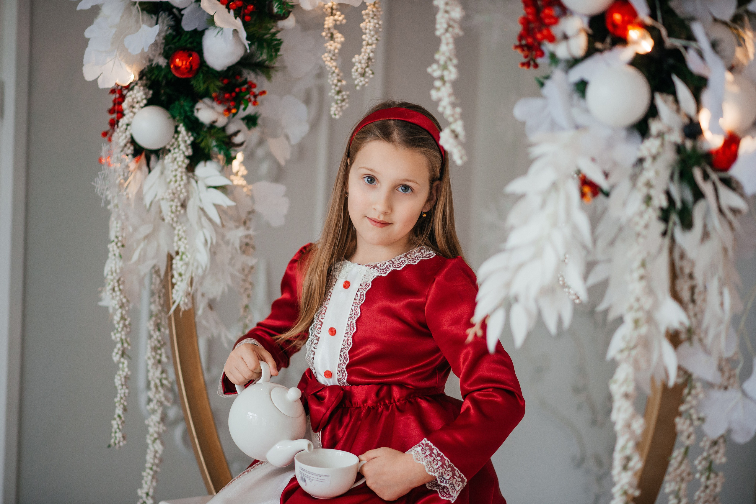 Новый год в красном. Семейный и детский фотограф в г. Артеме и г. Владивостоке Ирина Лазаренко