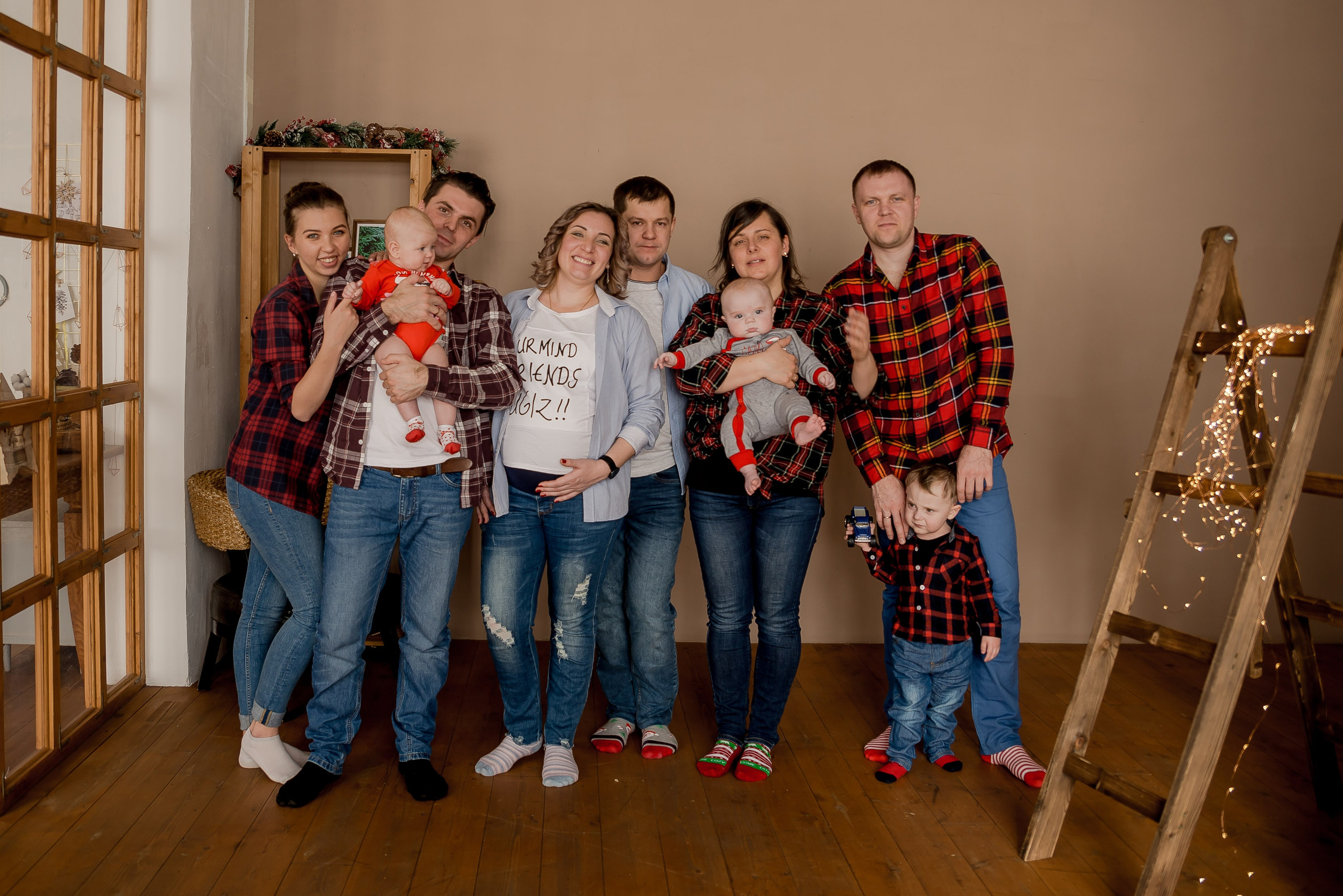 Новый год для большой семьи. Семейный и детский фотограф в г. Артеме и г. Владивостоке Ирина Лазаренко