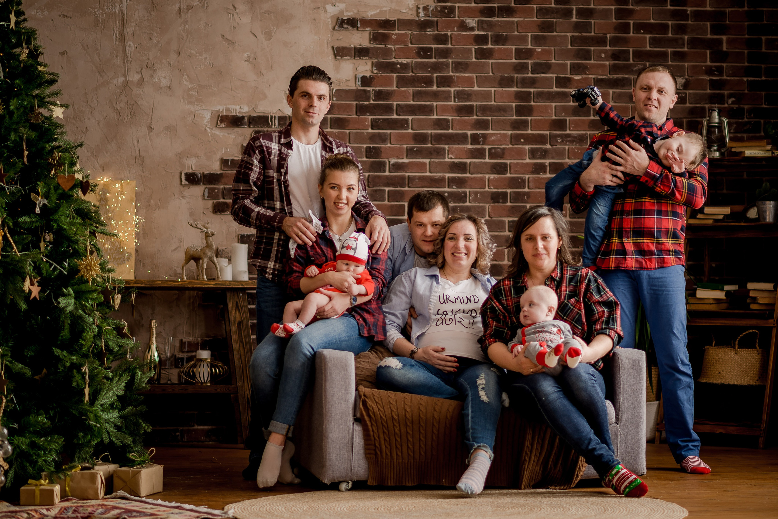 Новый год для большой семьи. Семейный и детский фотограф в г. Артеме и г. Владивостоке Ирина Лазаренко