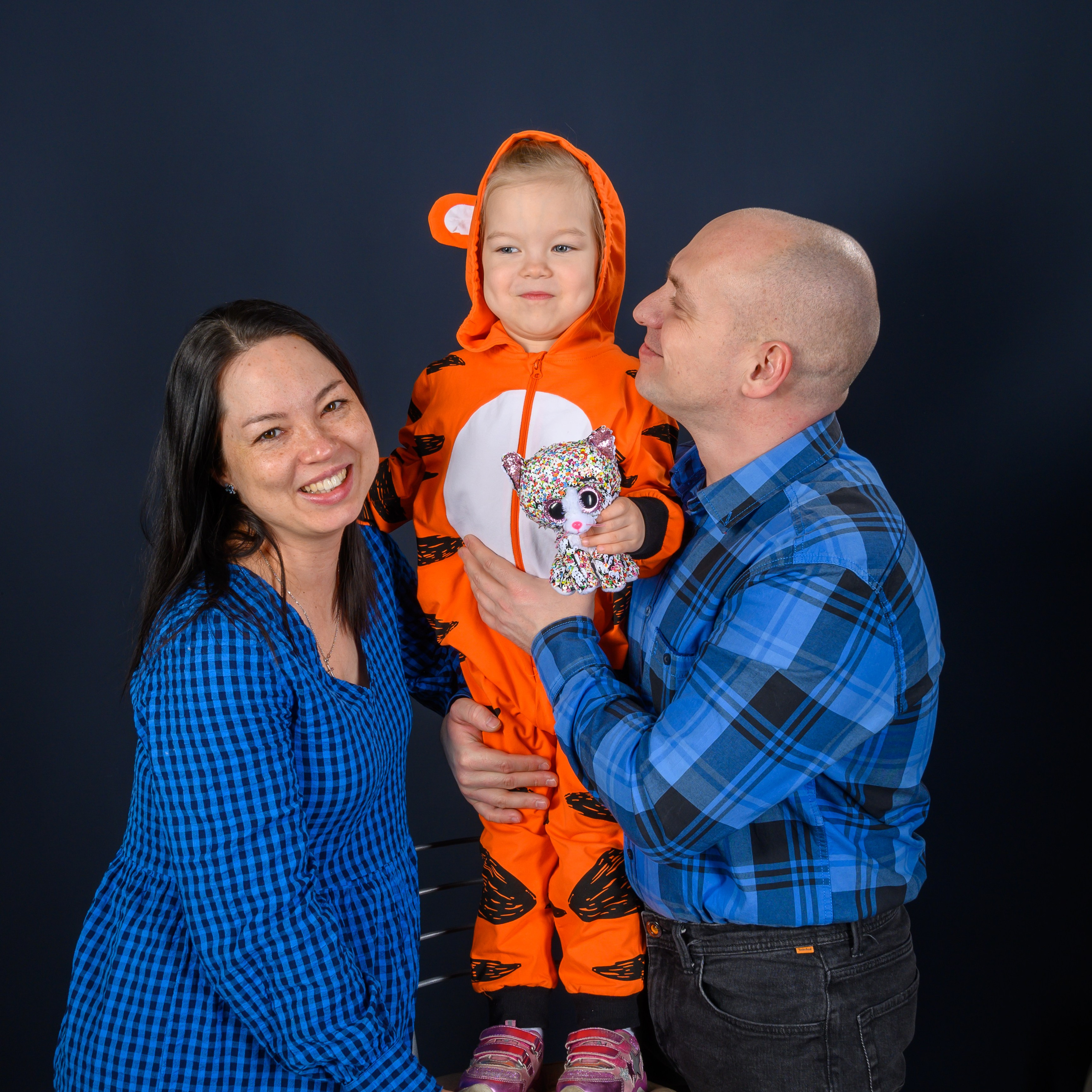 Семейная Фотосессия. Фотограф Андрей Зикеев, фотостудия AzArt Studio в Москве