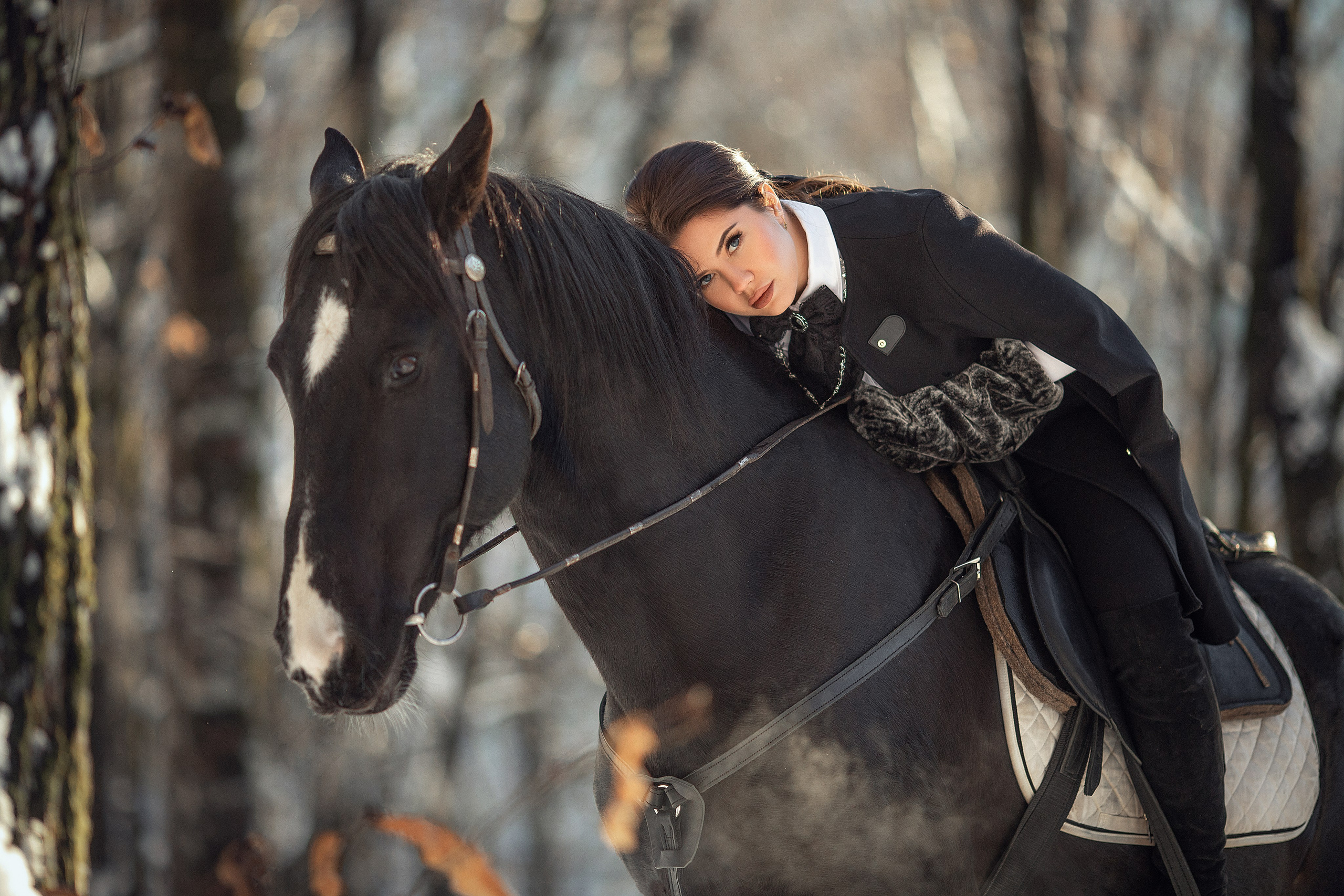 Портрет с лошадьми. Photograpther Gracheva Sveta