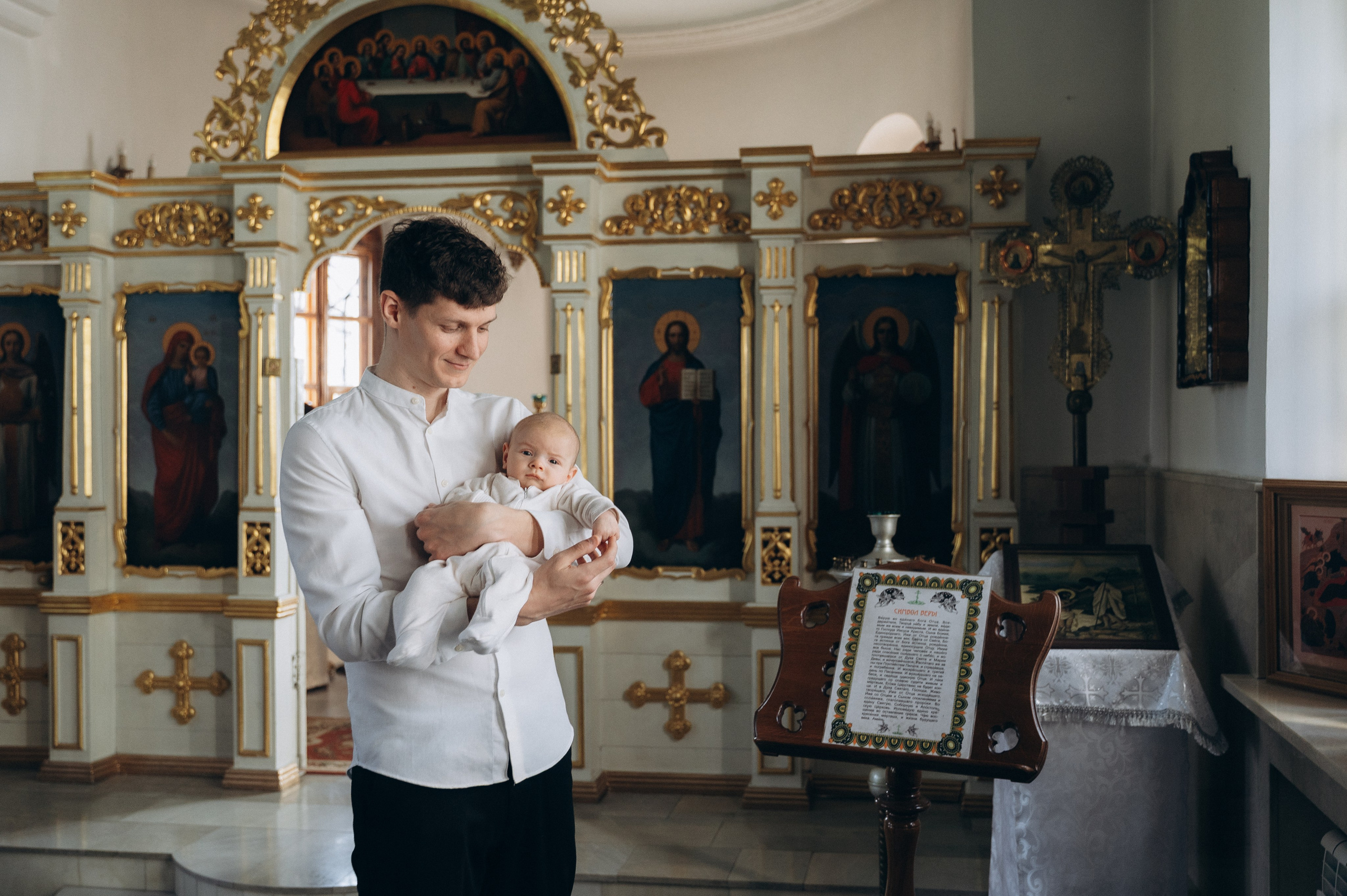 Крещение Артура (Храм Марии Магдалины). Семейный фотограф в Минске Дарья Дреко