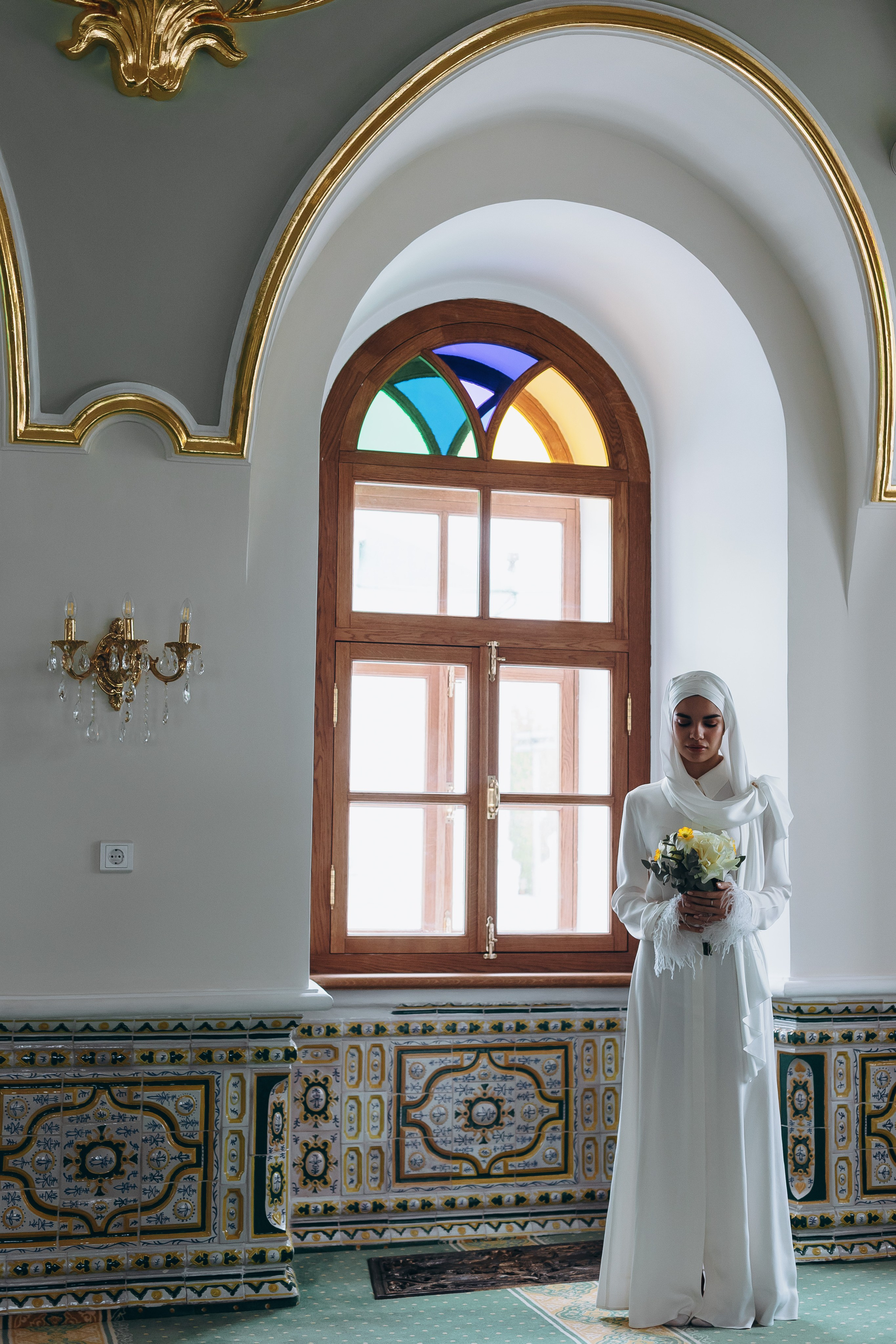 никах в мечети Марджани,  фотосессия в мечети Марджани, фотограф на никах Казань Ranas4you, образ невесты на никах, завязывание платка Казань, платье на никах Казань, фотограф на мусульманские свадьбы Ranas4you