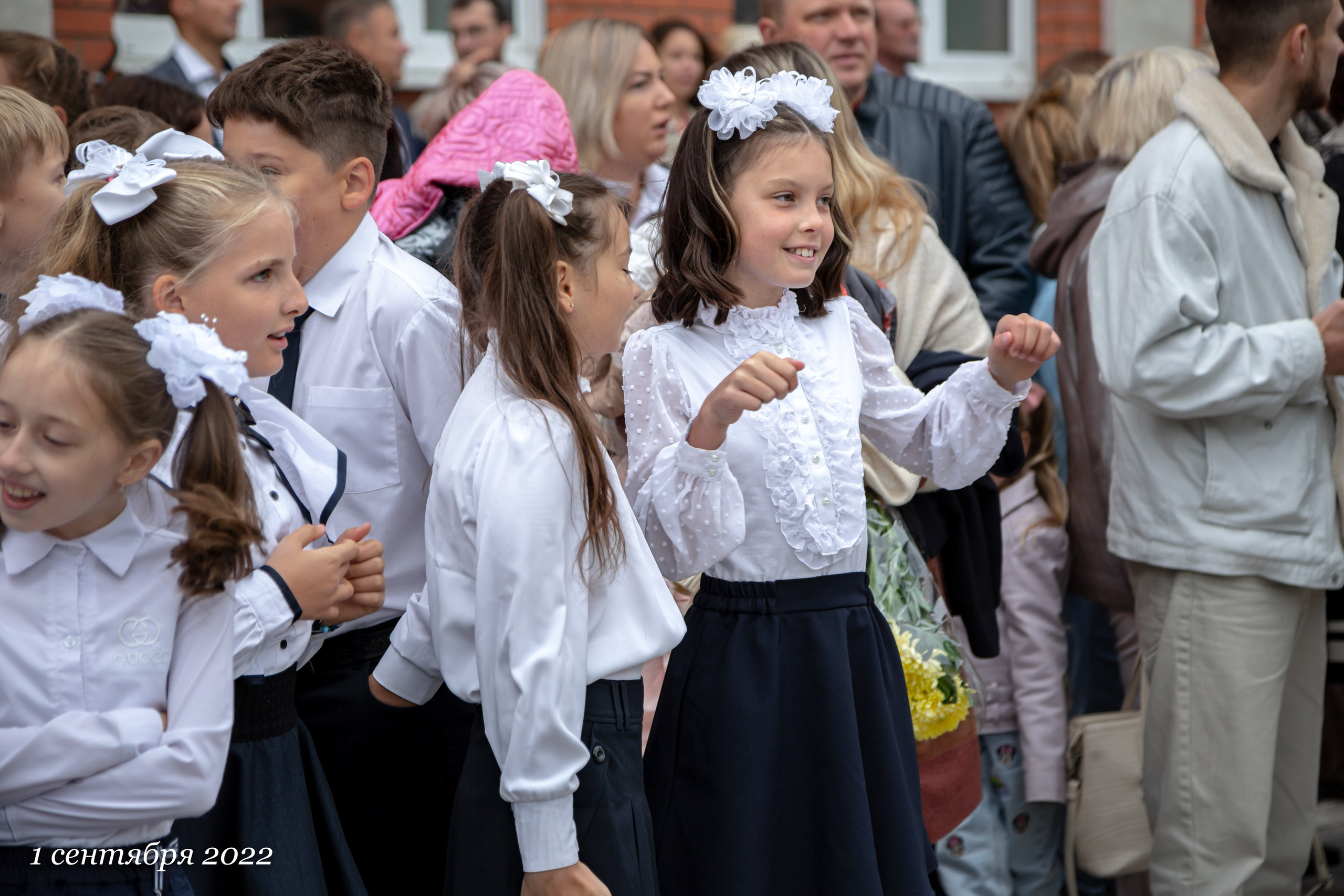 Репортаж в школе на 1 сентября. GagarinProArt