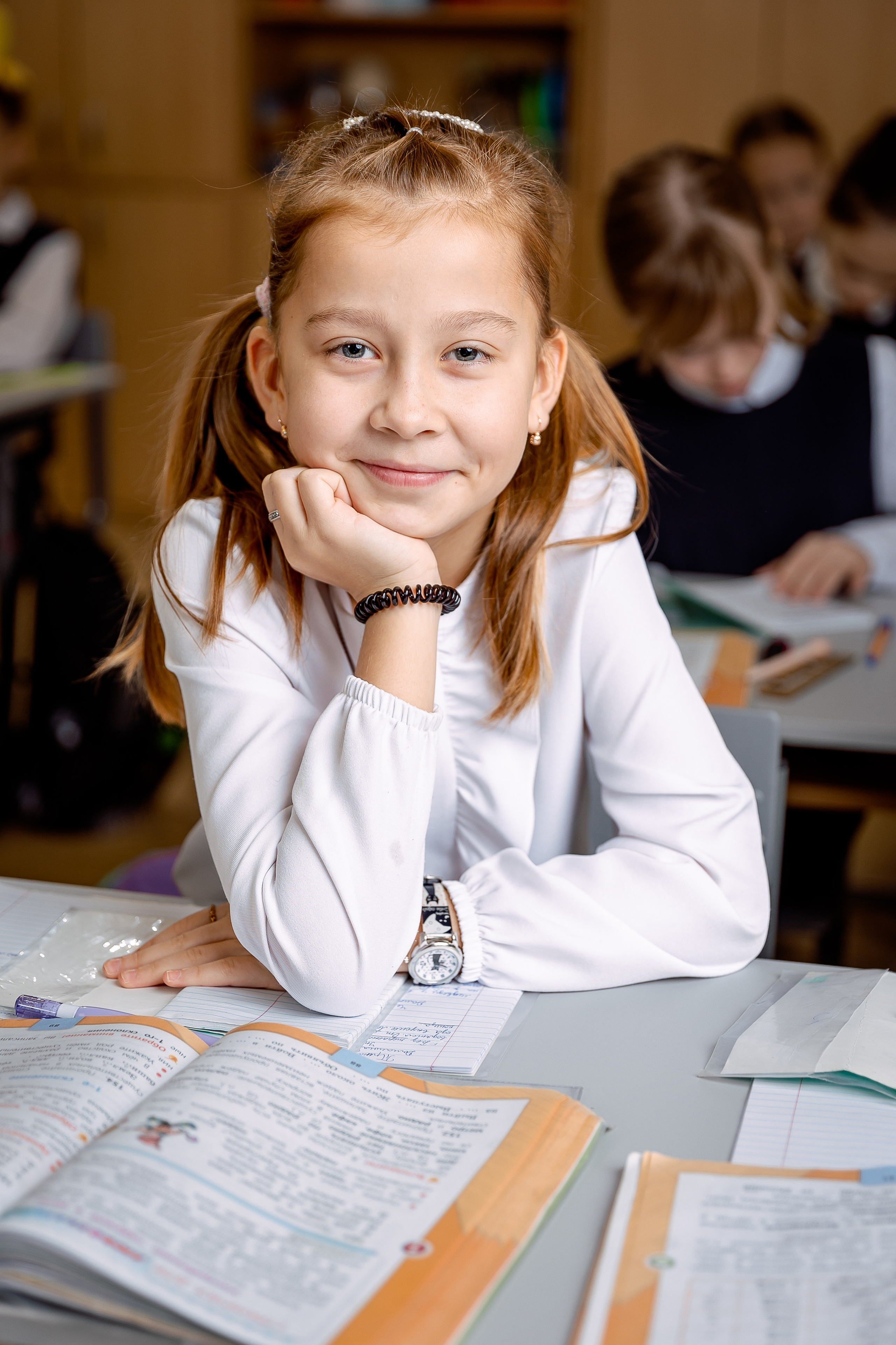 Репортаж на уроках. Семейный и детский фотограф Комина Елена, Власиха, Одинцово