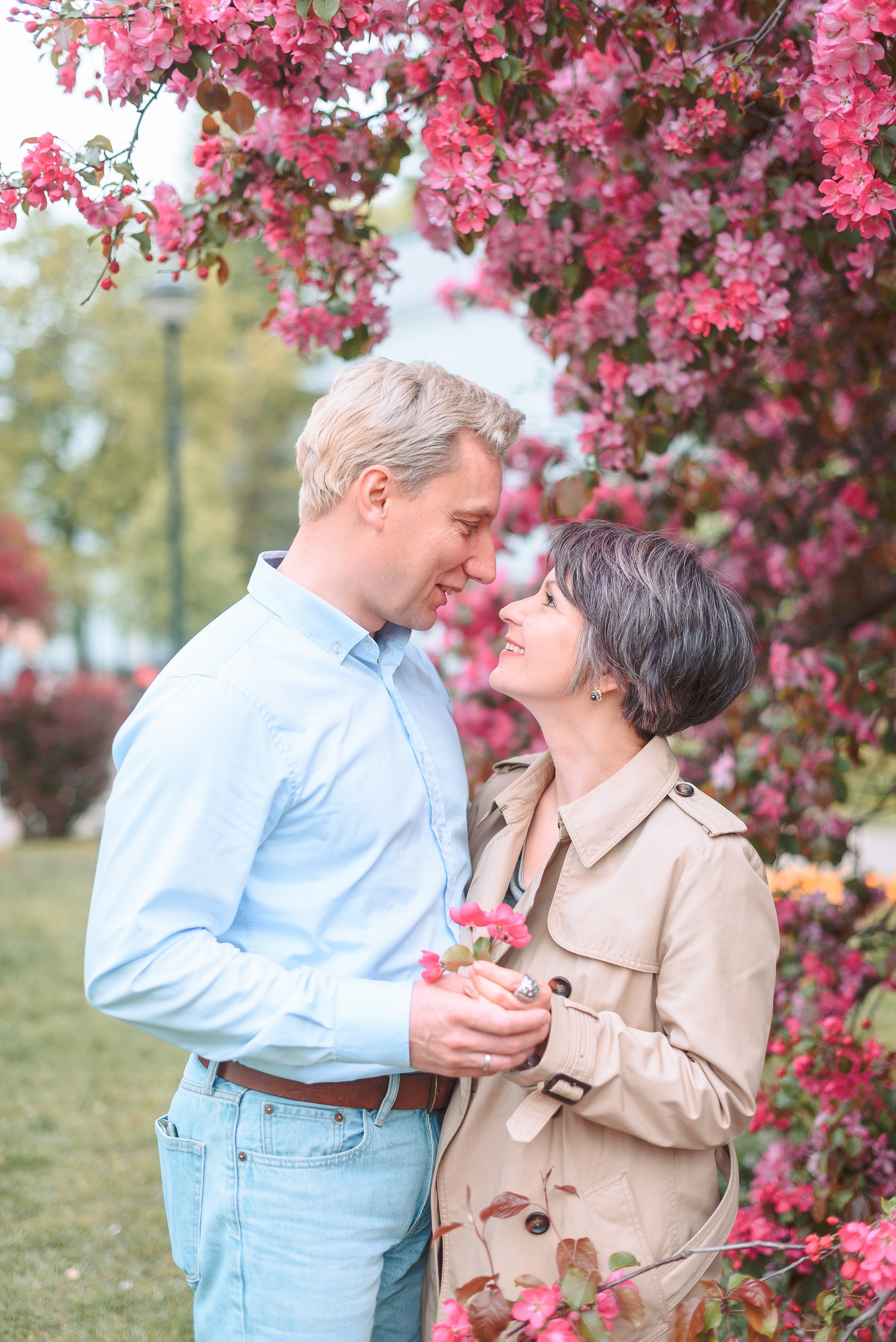Весенняя прогулка Виктора и Наталии. Свадебный и семейный фотограф в Москве Юлия Винник