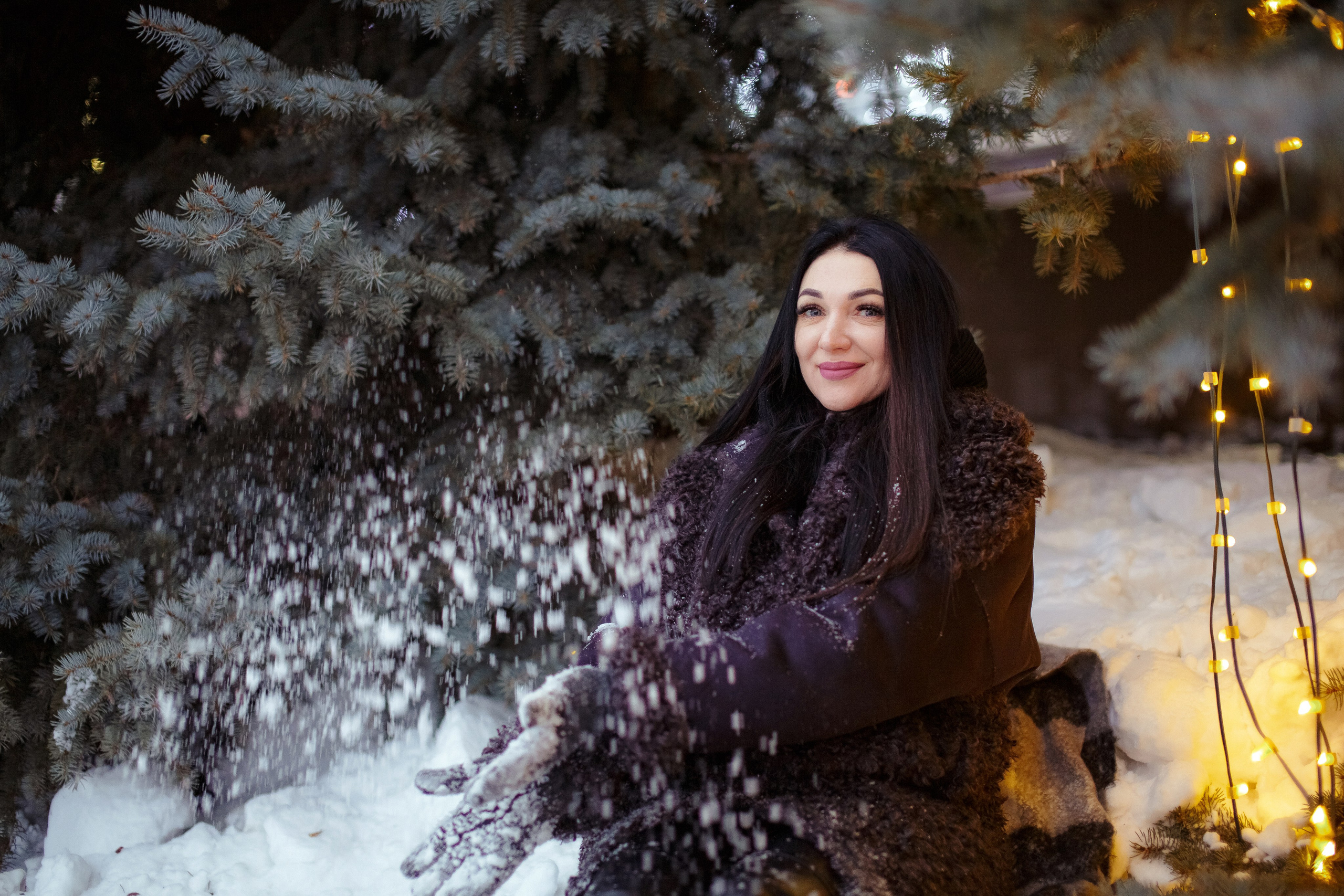 Прогулка в Рождество. Семейный и художественный фотограф в Тюмени Юлия Логинова