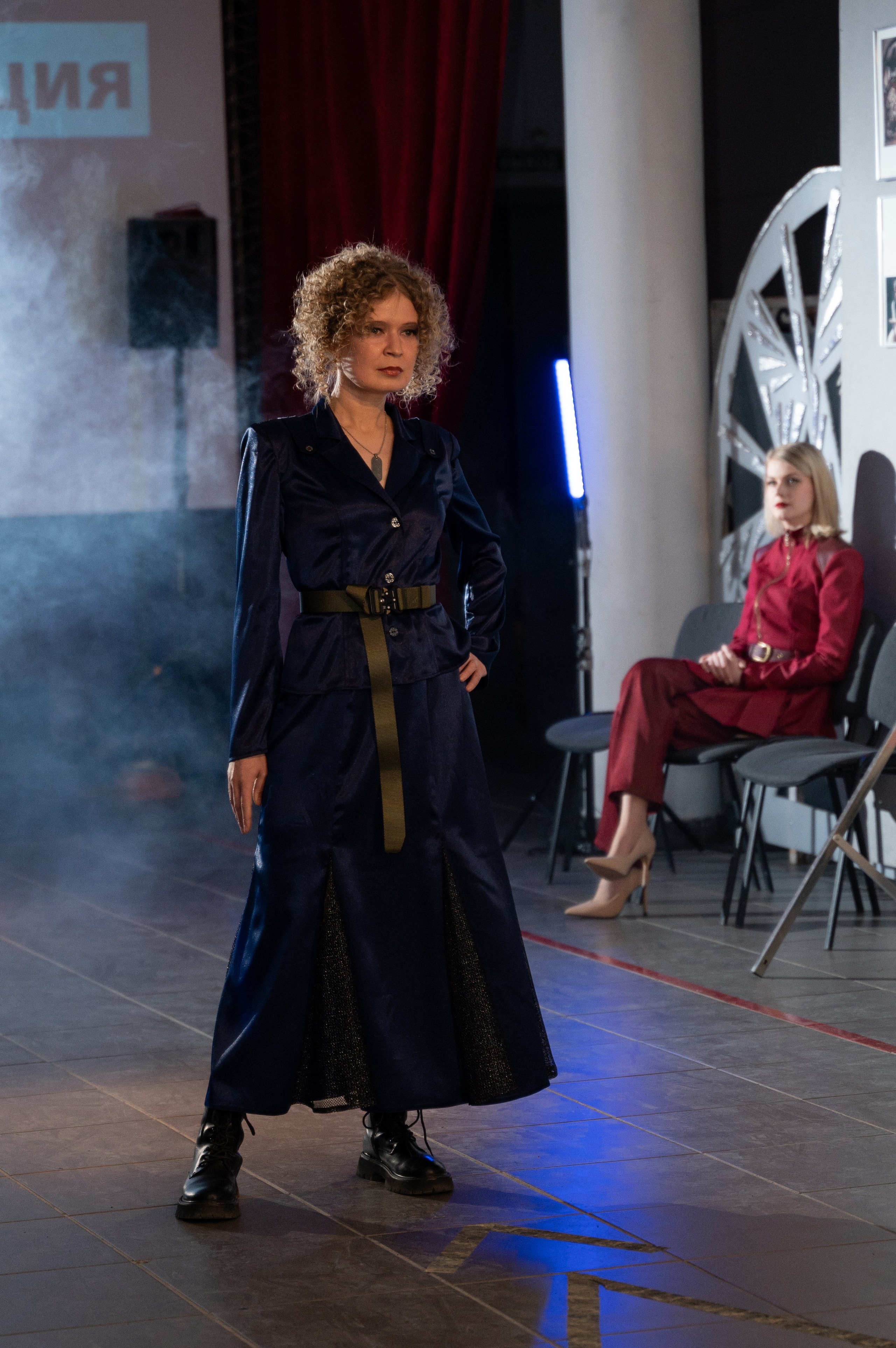 Закрытый показ милитари «Своя трансформация» дизайнера Юлии Бойченко | 24.04.2025. Фотограф в Омске Елизавета Кириллова