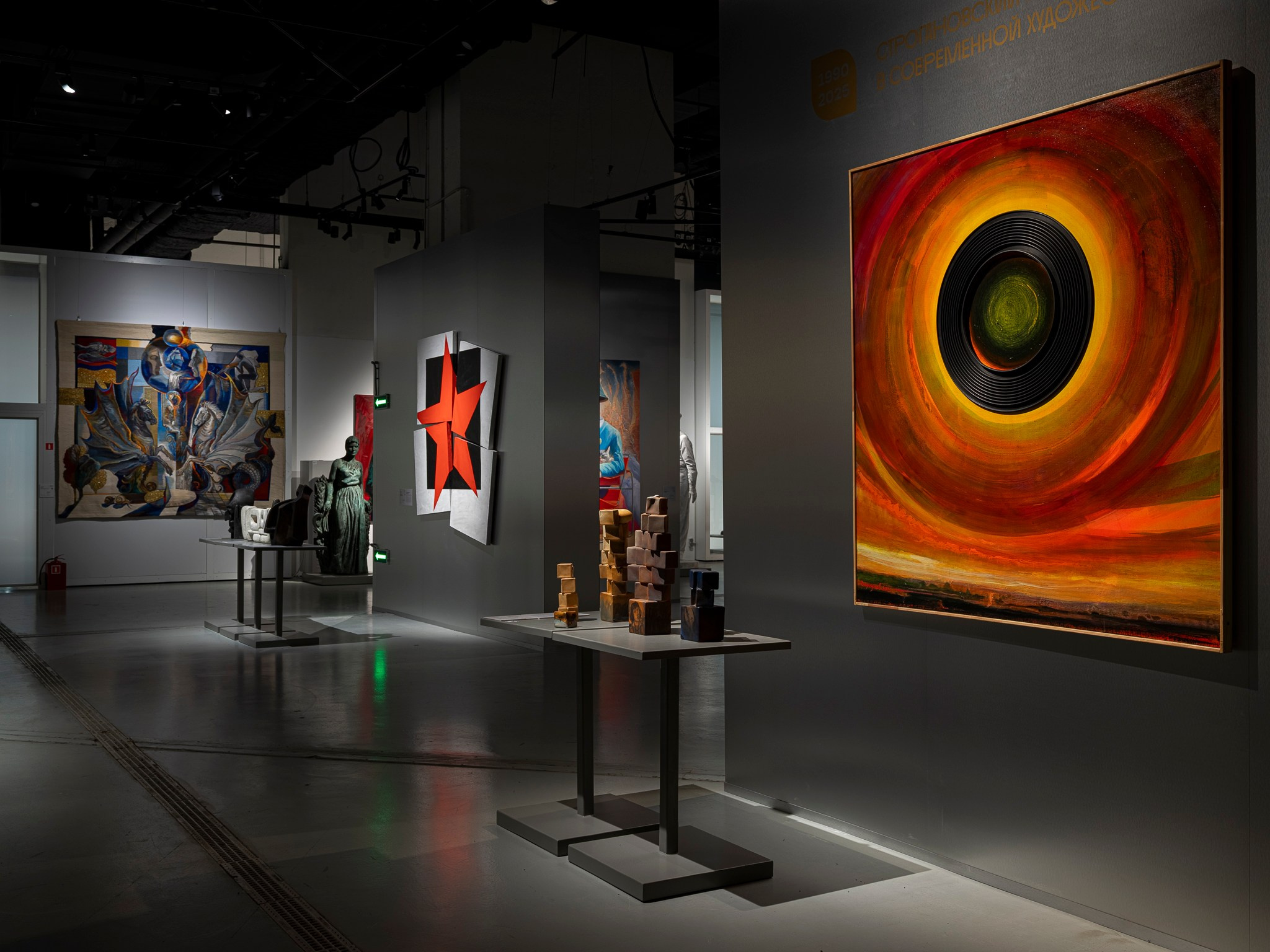 Выставка «200 лет. Юбилейная выставка Университета имени Строганова», архитектор Юлия Наполова PC_Culture. Фотограф Василий Буланов