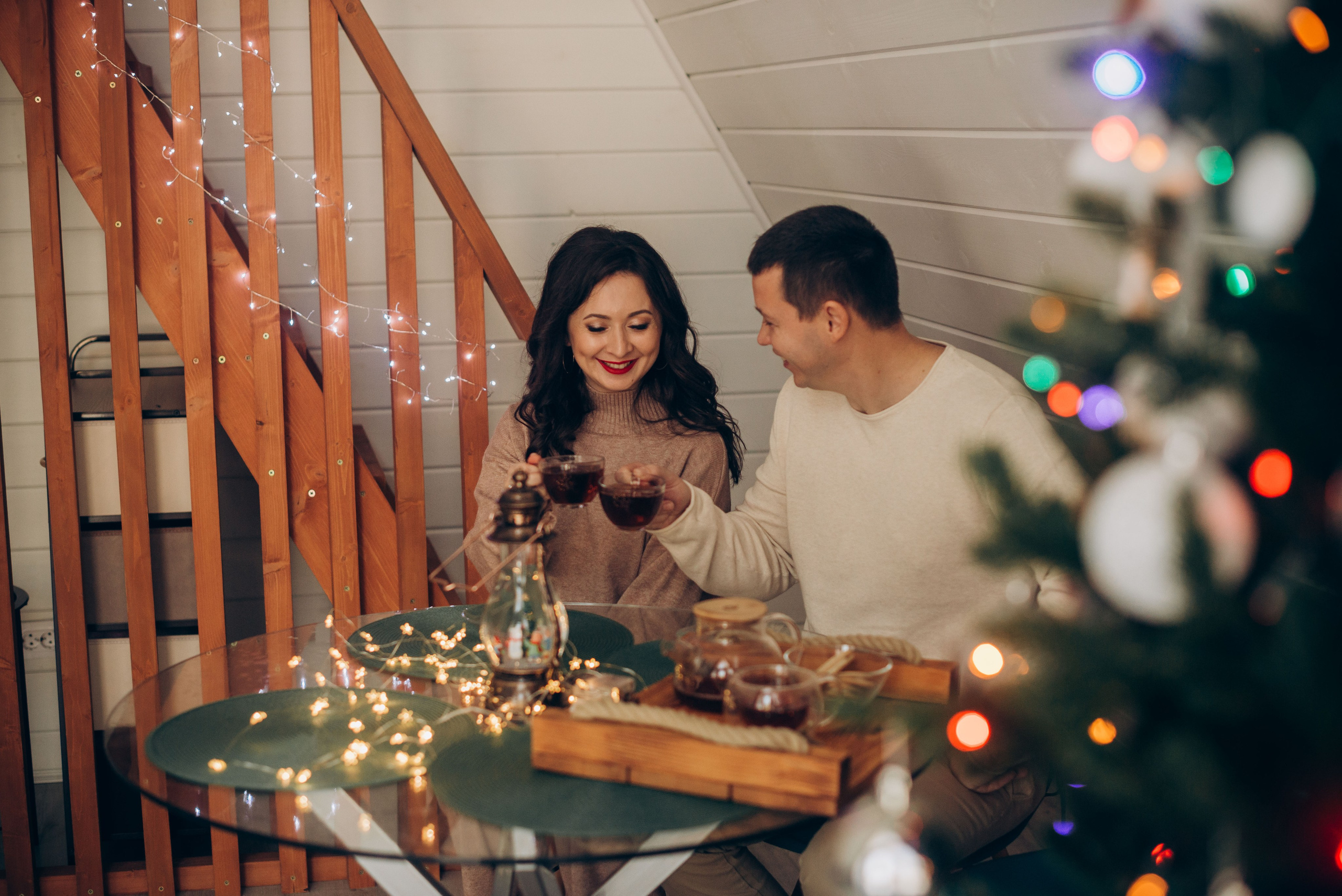 Зимняя фотосессия в домике A-frame. Семейный фотограф в Домодедово и Москве Елена Пичугина