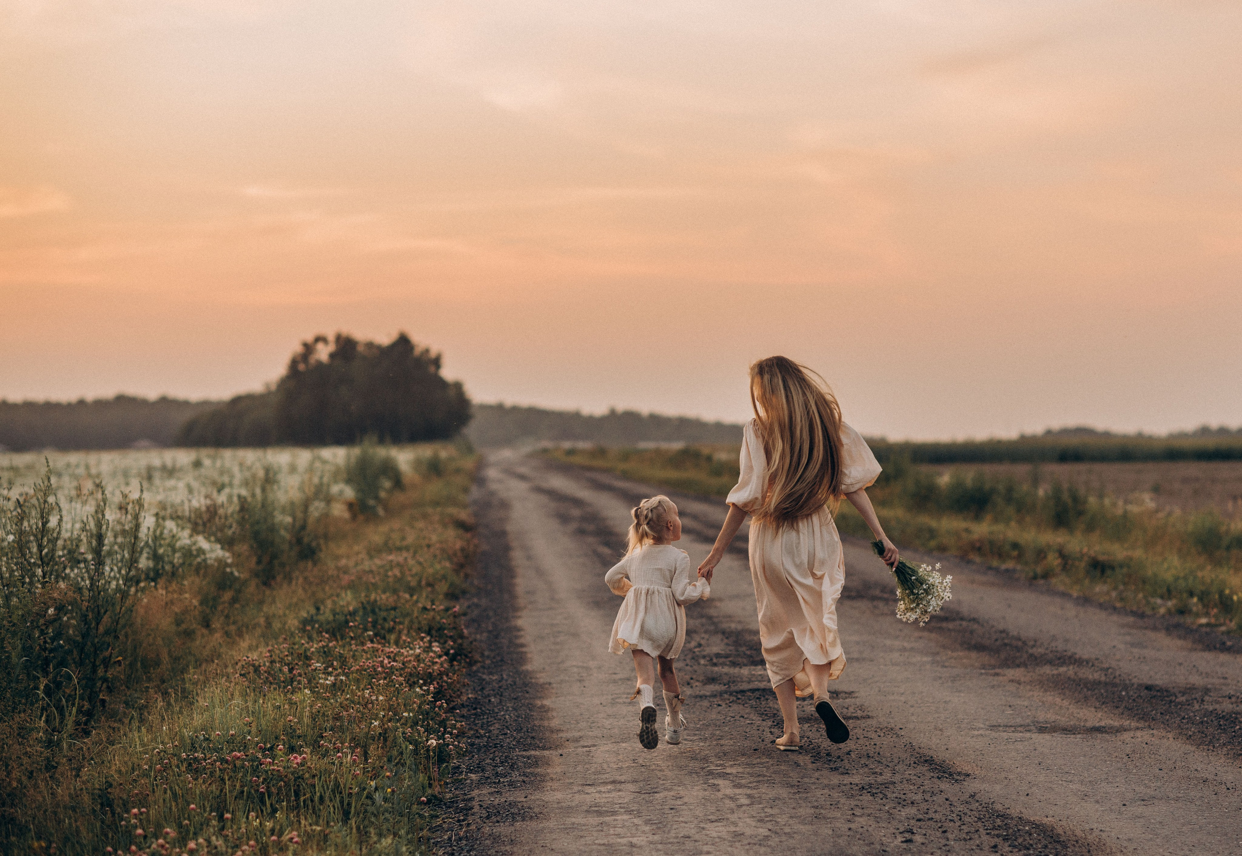 Закат в ромашках. Семейный фотограф в Домодедово и Москве Елена Пичугина