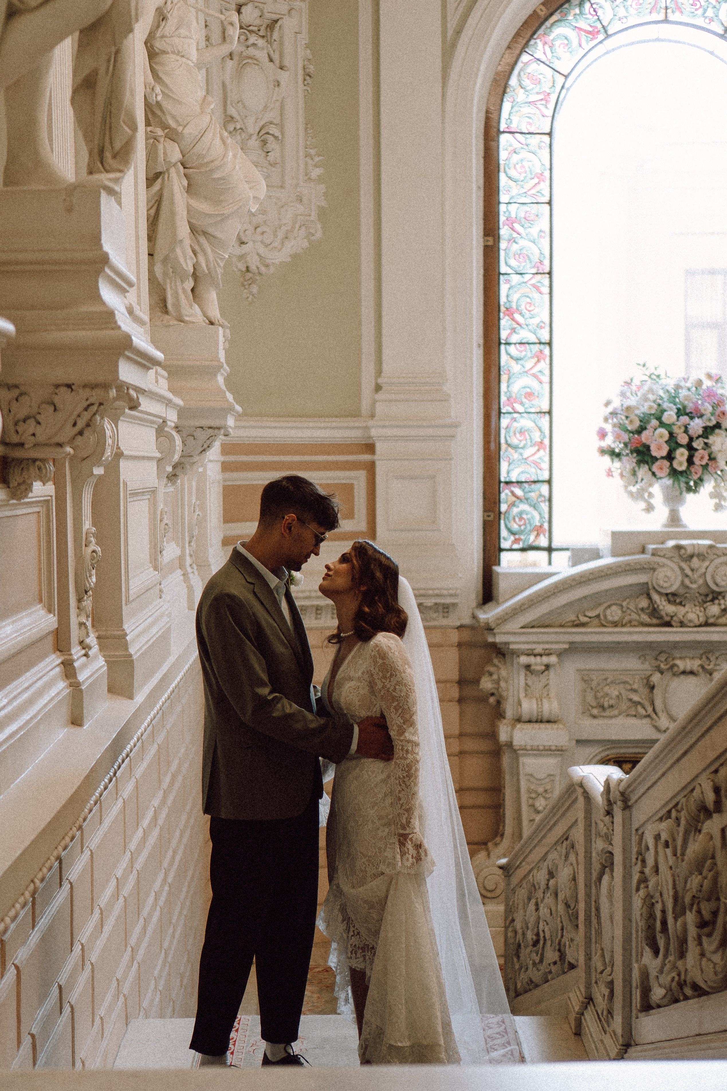 СВАДЕБНАЯ СЬЕМКА В ПЕРВОМ ДВОРЦЕ БРАКОСОЧЕТАНИЯ. Профессиональный фотограф, Санкт-Петербург — Виктория Богомолова