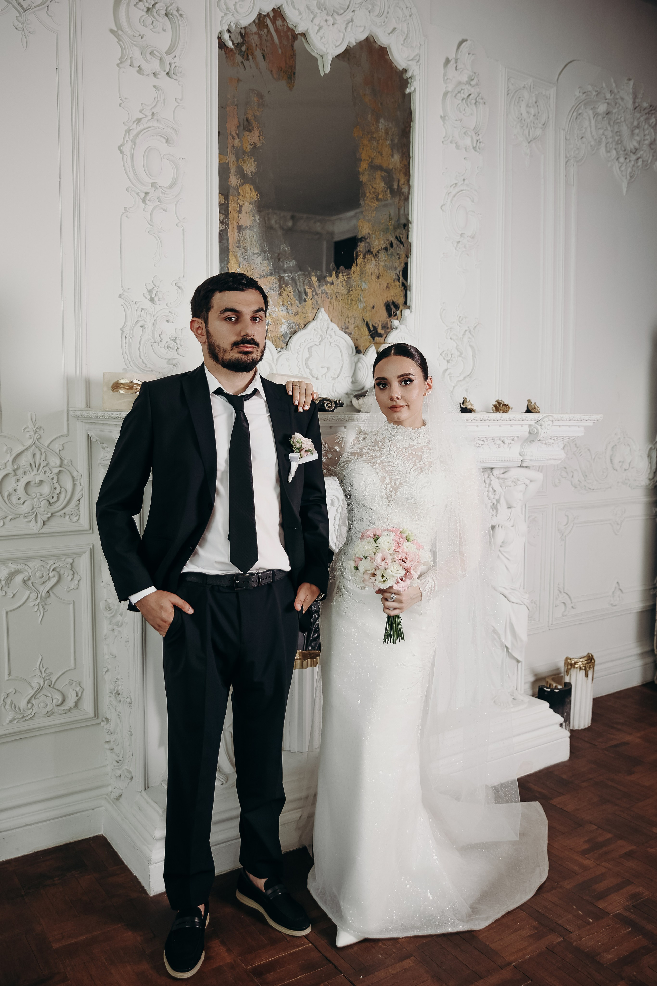 Свадебная фотосессия в фотостудии «Hram» 24.08.2024. Свадебный и семейный фотограф Виолетта Сидельникова. Краснодар, Россия, Беларусь, Европа