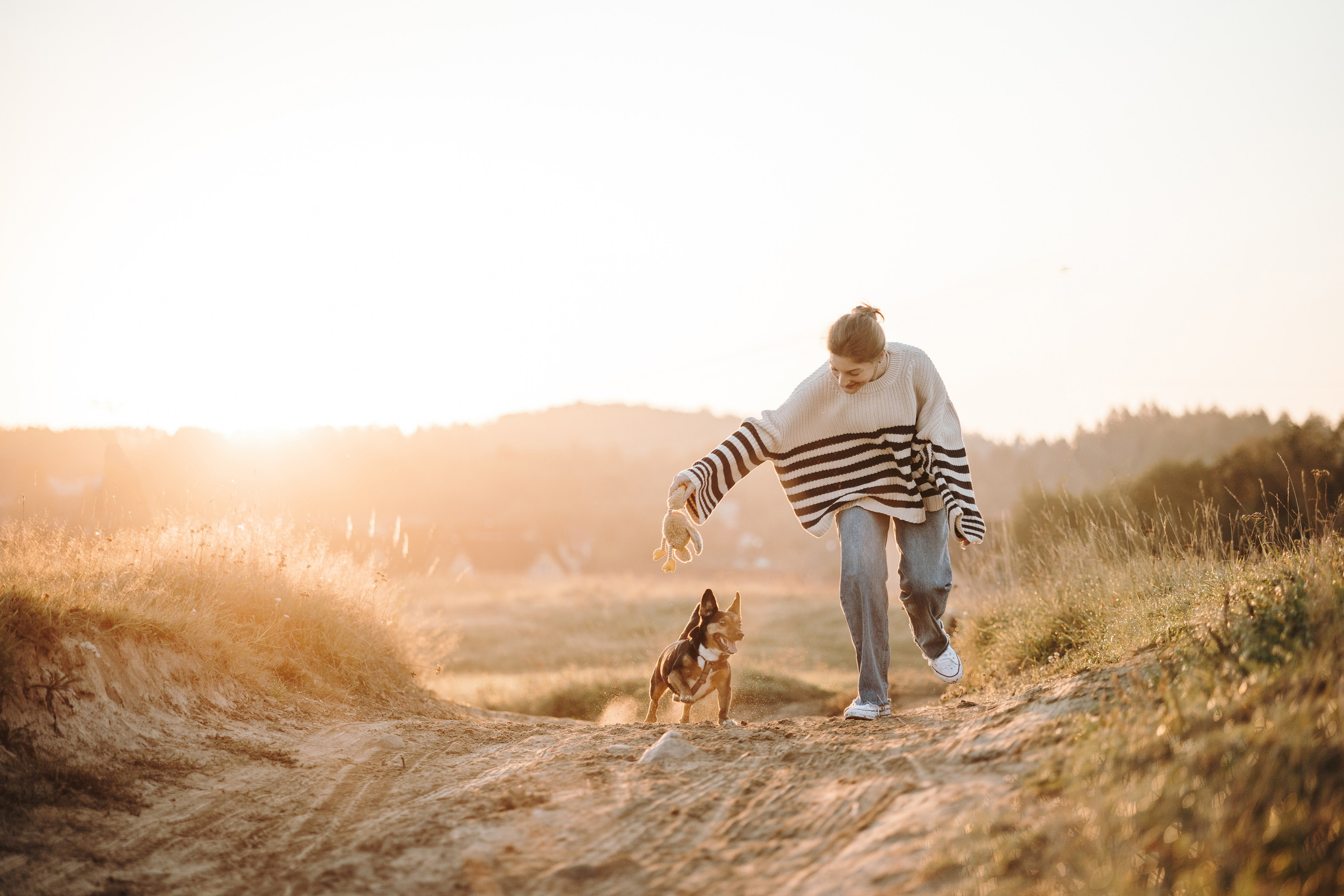 Ольга и Рекс. Фотограф — Анималист | Санкт-Петербург