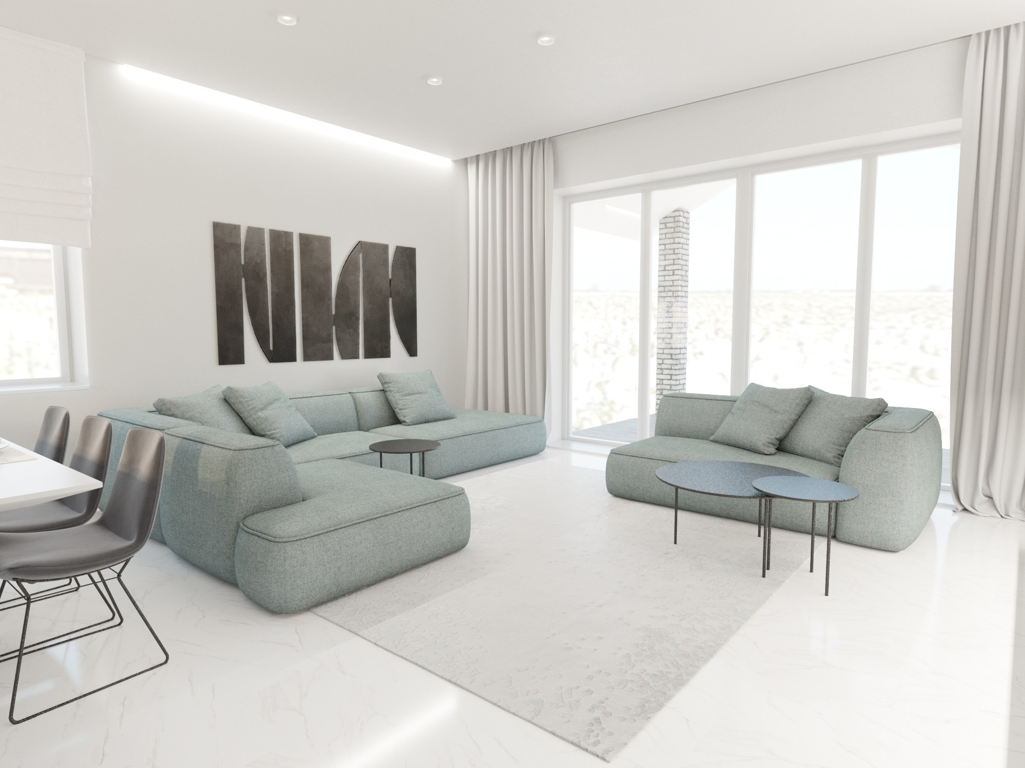 Минималистичный интерьер. Дом, Горный Щит, Екатеринбург. Интерьерный дизайнер и художник. Локация в г. Екатеринбурге беру проекты в разных странах