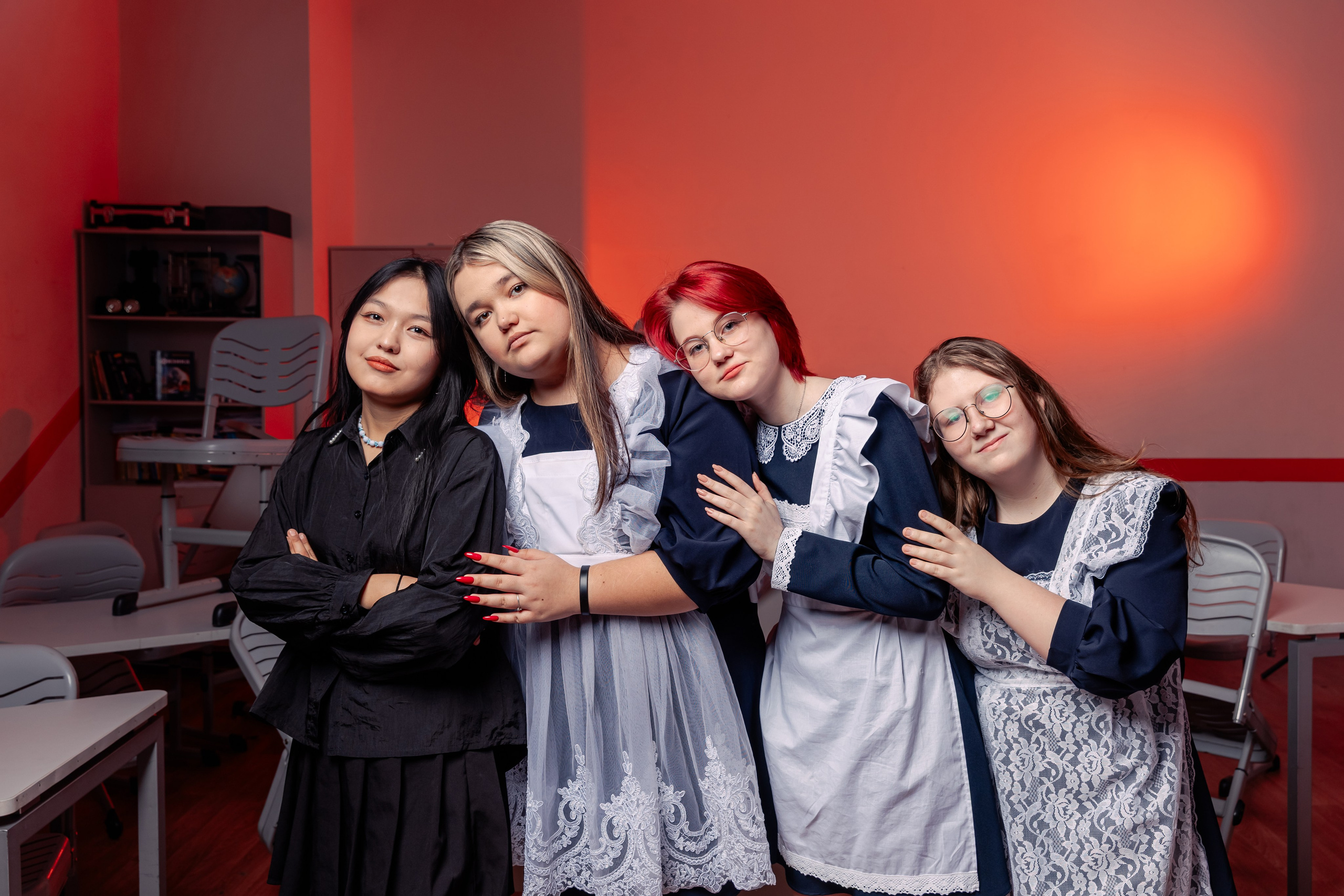 Позирование группы. Выпускные альбомы для детского сада и школы