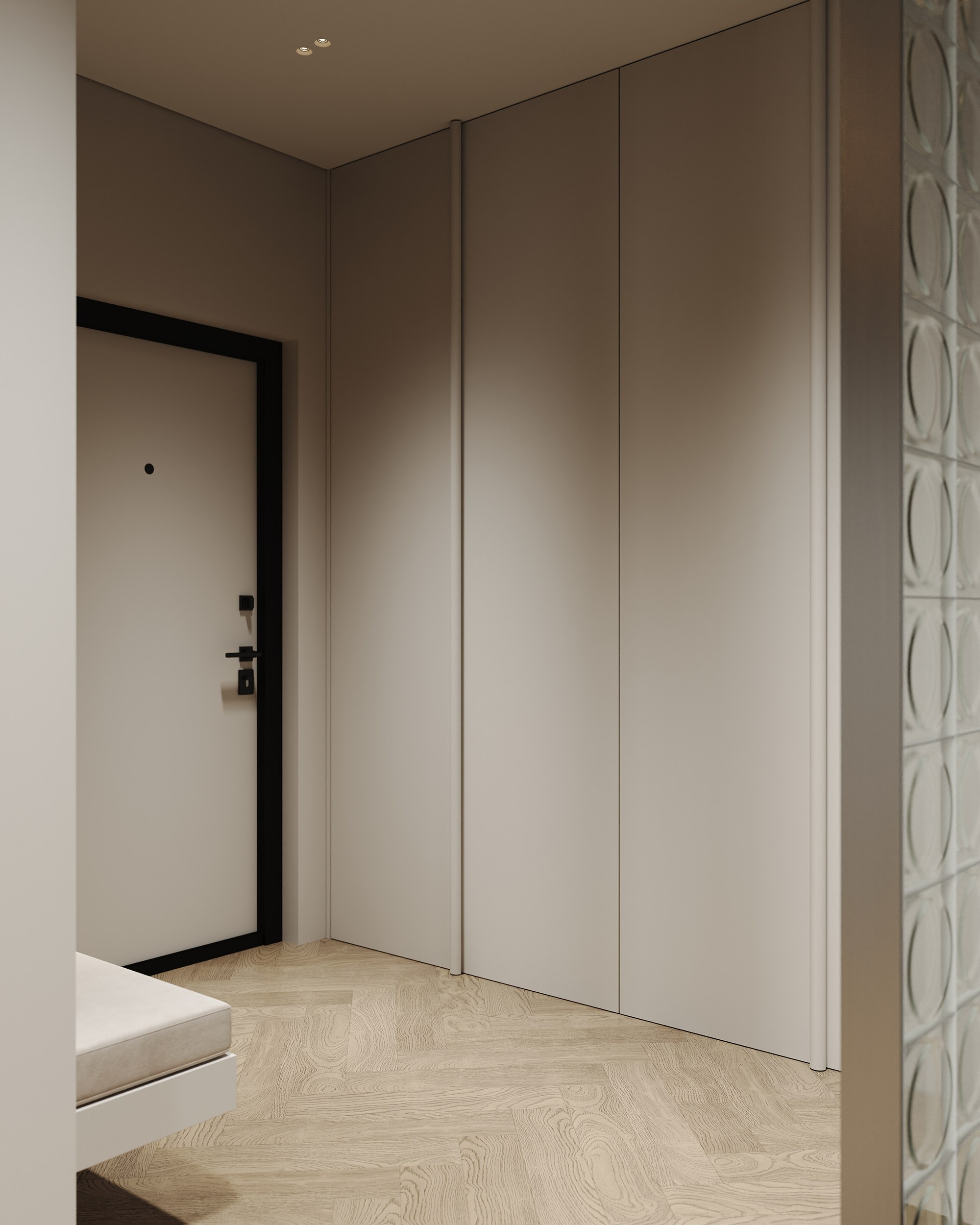 Кухня-гостиная ЖК «Парк столиц». 3D визуализация интерьера Надежда Соколова