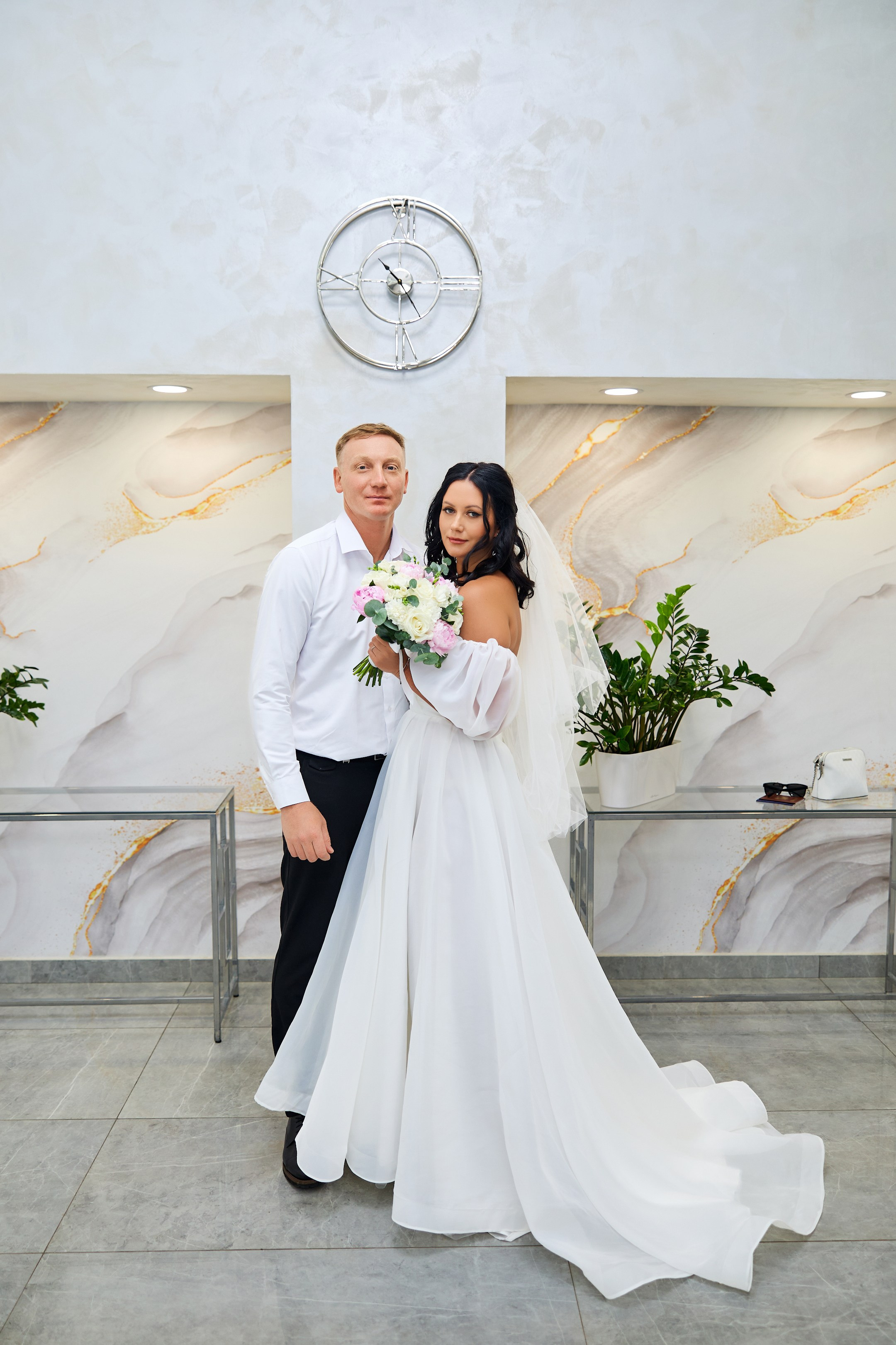 Свадебная фотосессия в Москва-Сити. Свадебный фотограф Сергей Колбинский