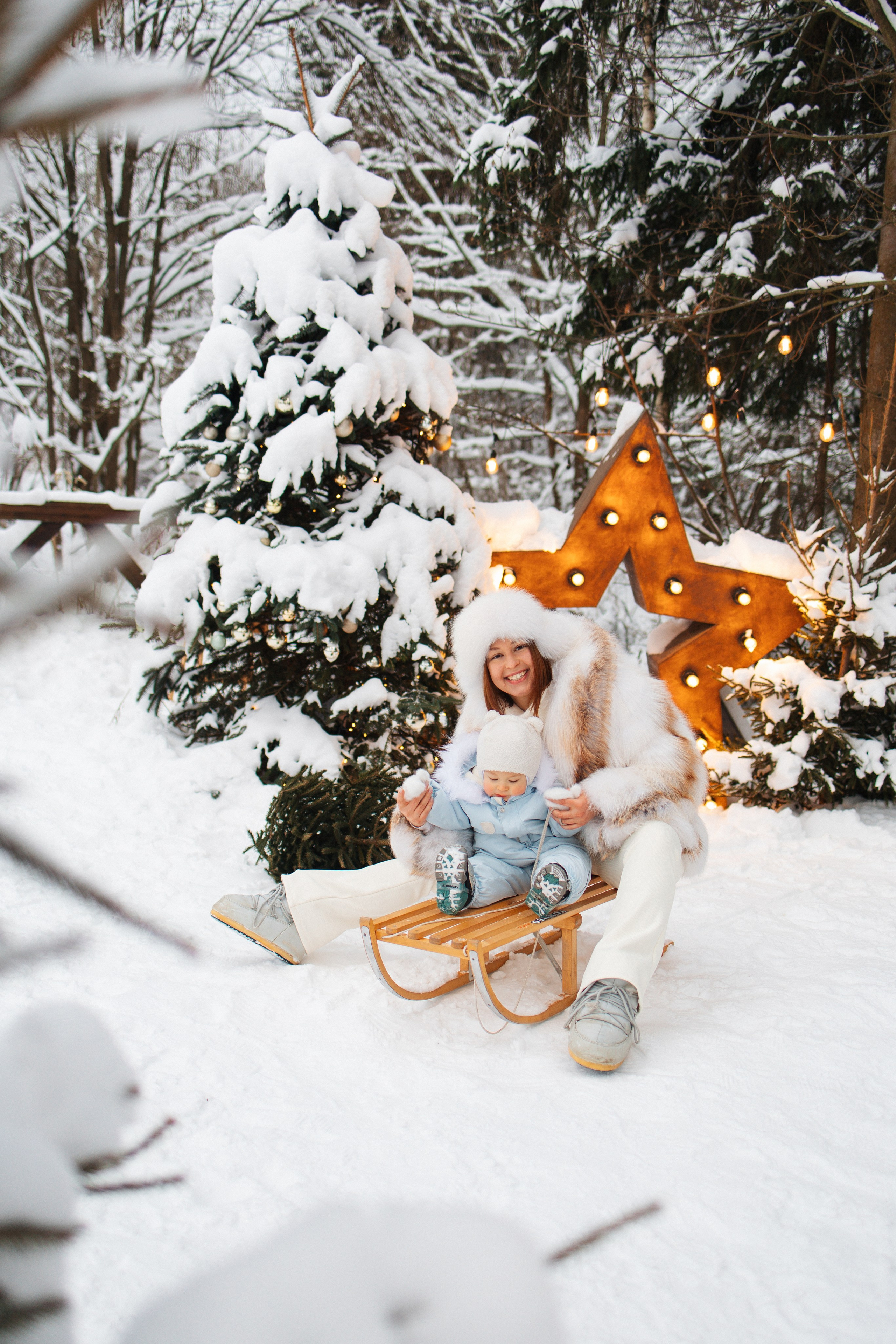 Ксения, Владимир, Леон, Шале в лесу. Семейный фотограф в Москве Марина Петра